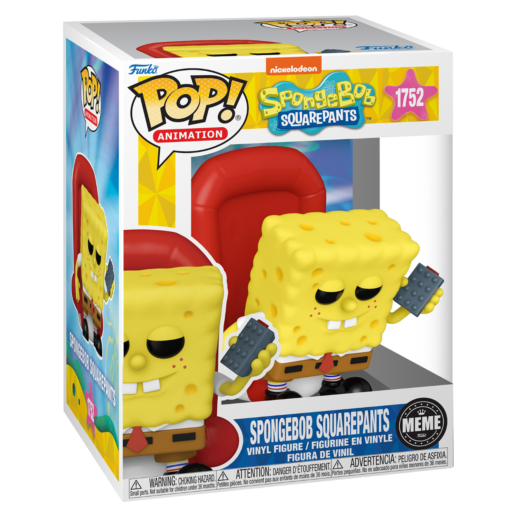 Funko Pop! Animation: Premium SpongeBob SquarePants - SpongeBob Squarepants MEME - KOODOO