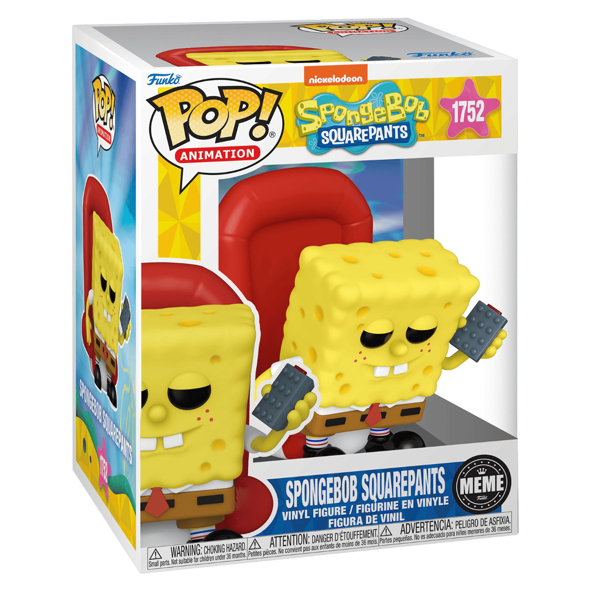 Funko Pop! Animation: Premium SpongeBob SquarePants - SpongeBob Squarepants MEME - KOODOO