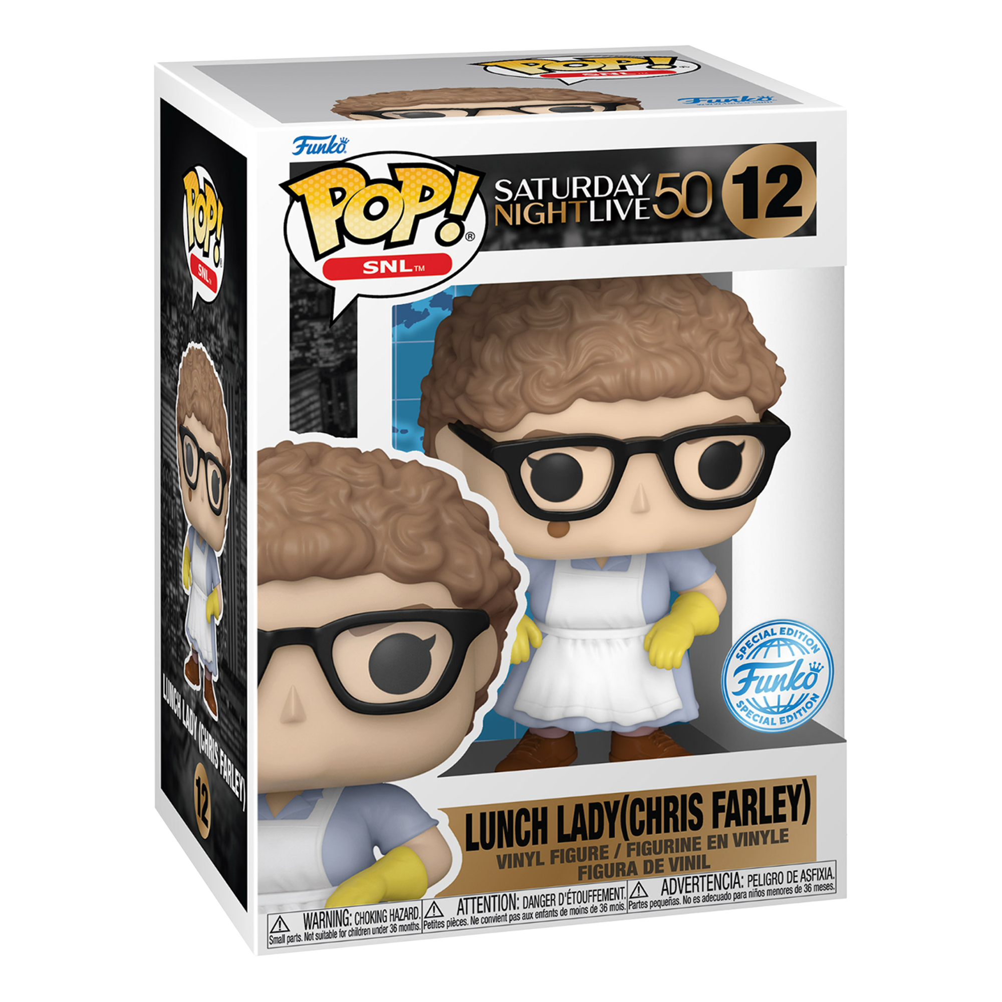 Funko Pop! SNL: Saturday Night Live 50Th - Lunch Lady (Chris Farley) (Special Edition) - KOODOO