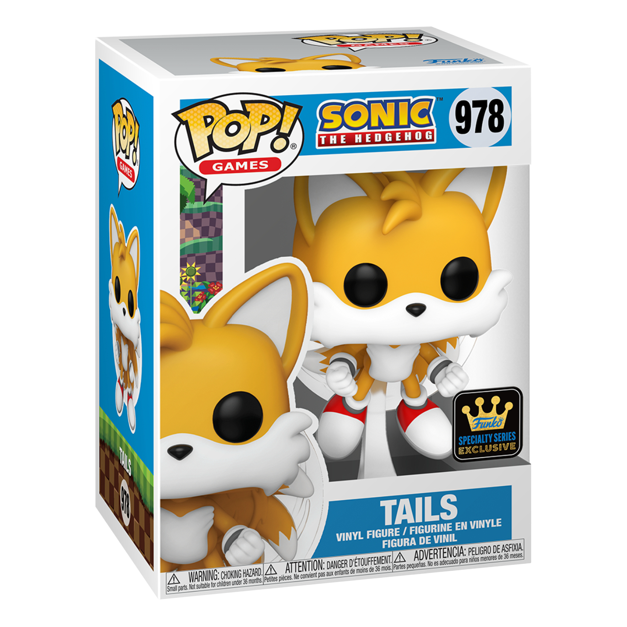 Funko Pop! Games: Sonic The Hedgehog - Tails (Flying) | KOODOO