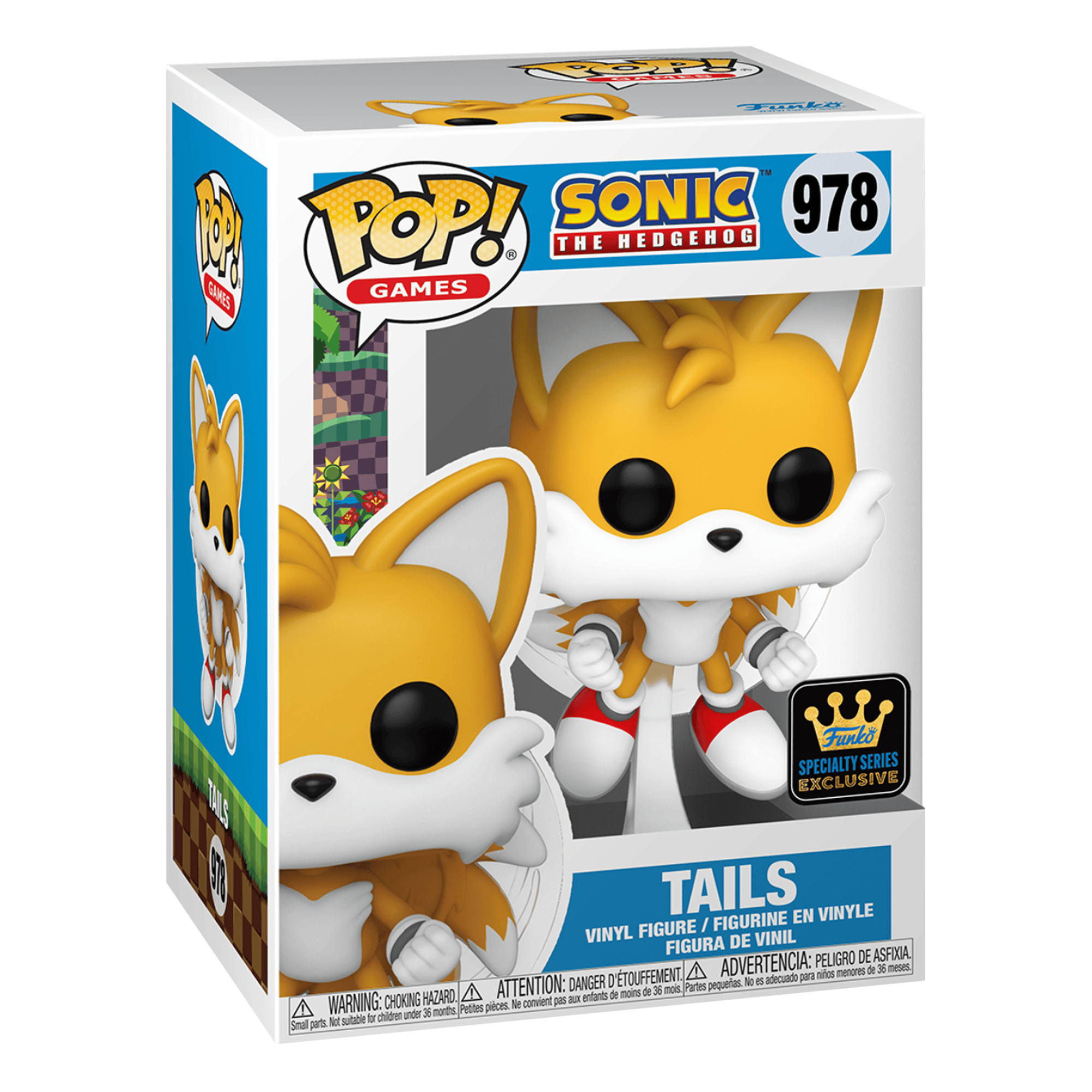 Funko Pop! Games: Sonic The Hedgehog - Tails (Flying) | KOODOO