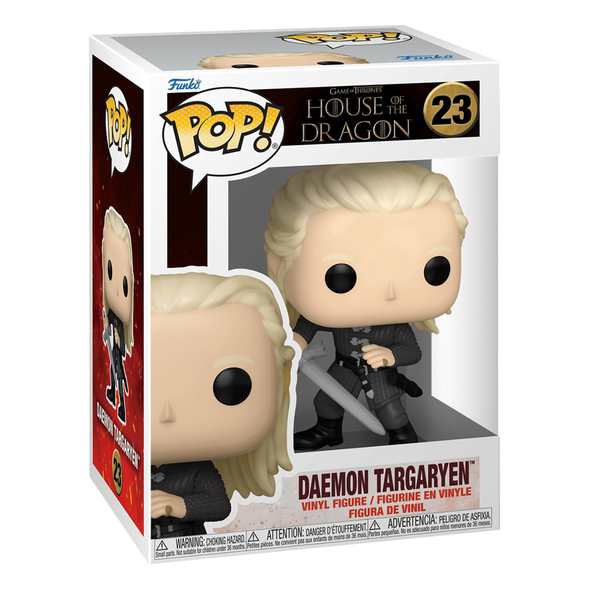 Funko Pop! Game Of Thrones: House Of The Dragon - Daemon Targaryen with Dark Sister - KOODOO