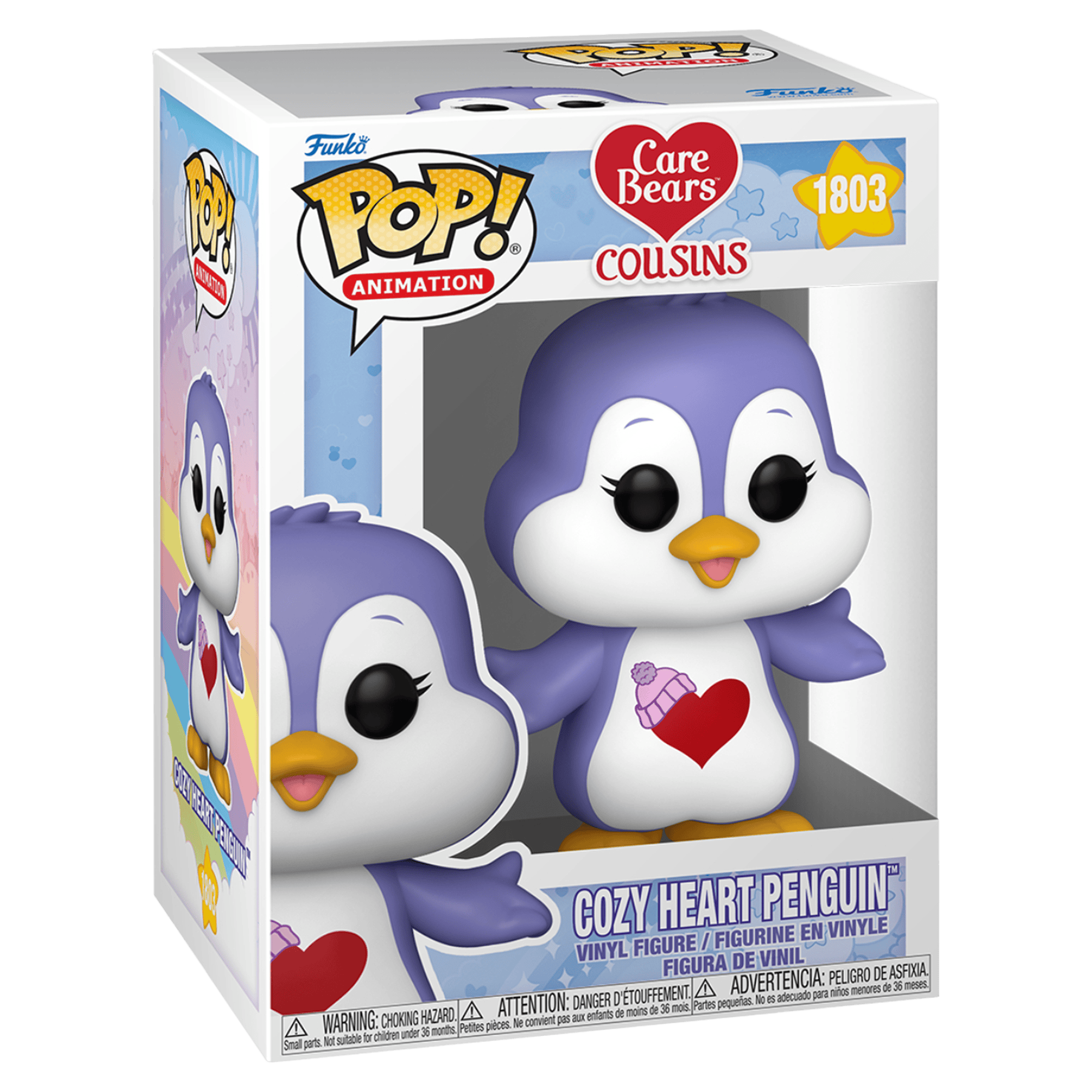 Funko Pop! Animation: Care Bears Cousins - Cozy Heart Penguin - KOODOO