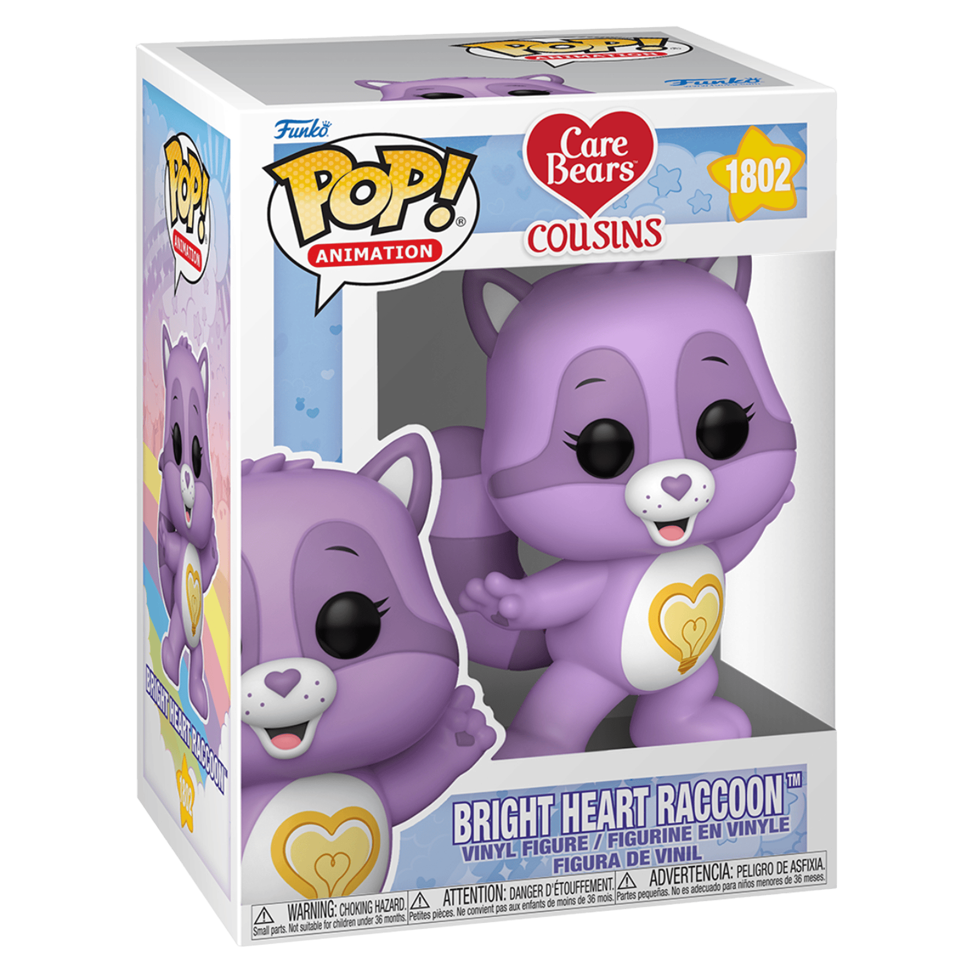 Funko Pop! Animation: Care Bears Cousins - Bright Heart Raccoon - KOODOO