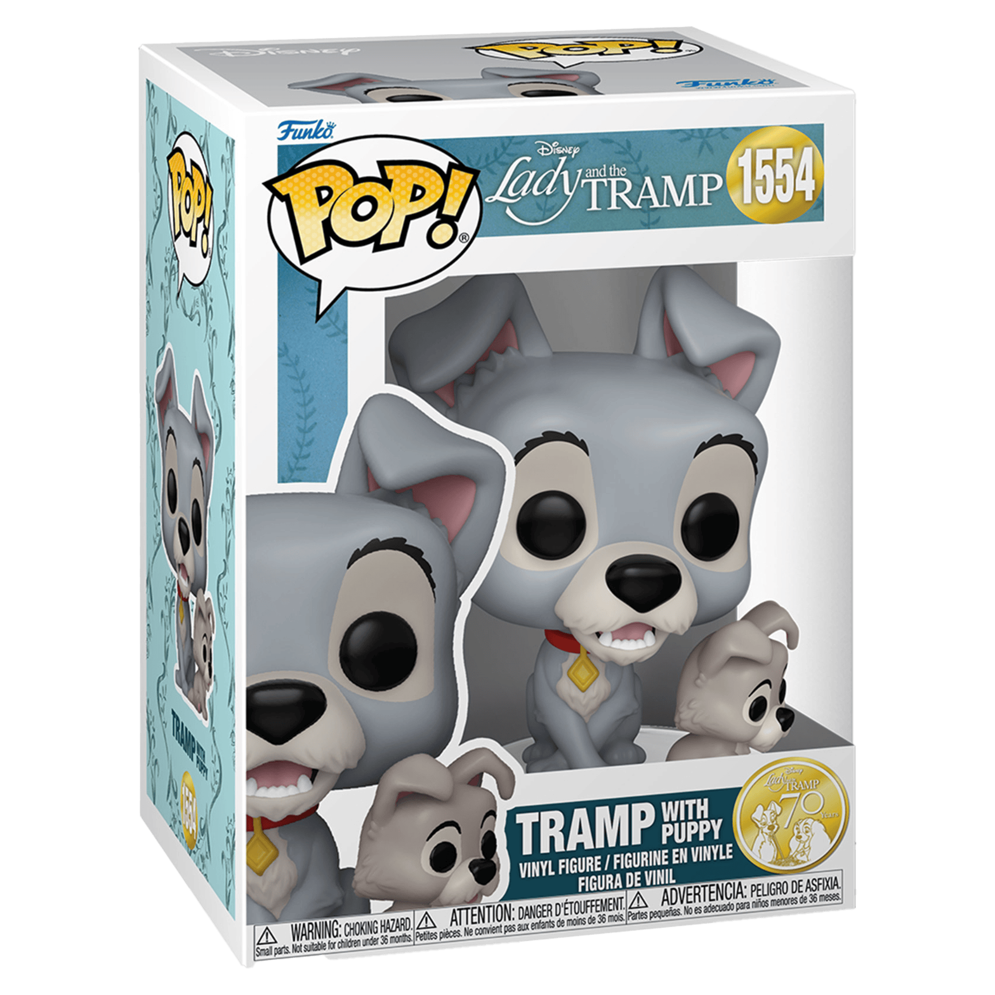 Funko Pop! Disney: Lady And The Tramp - Tramp With Puppy - KOOOO