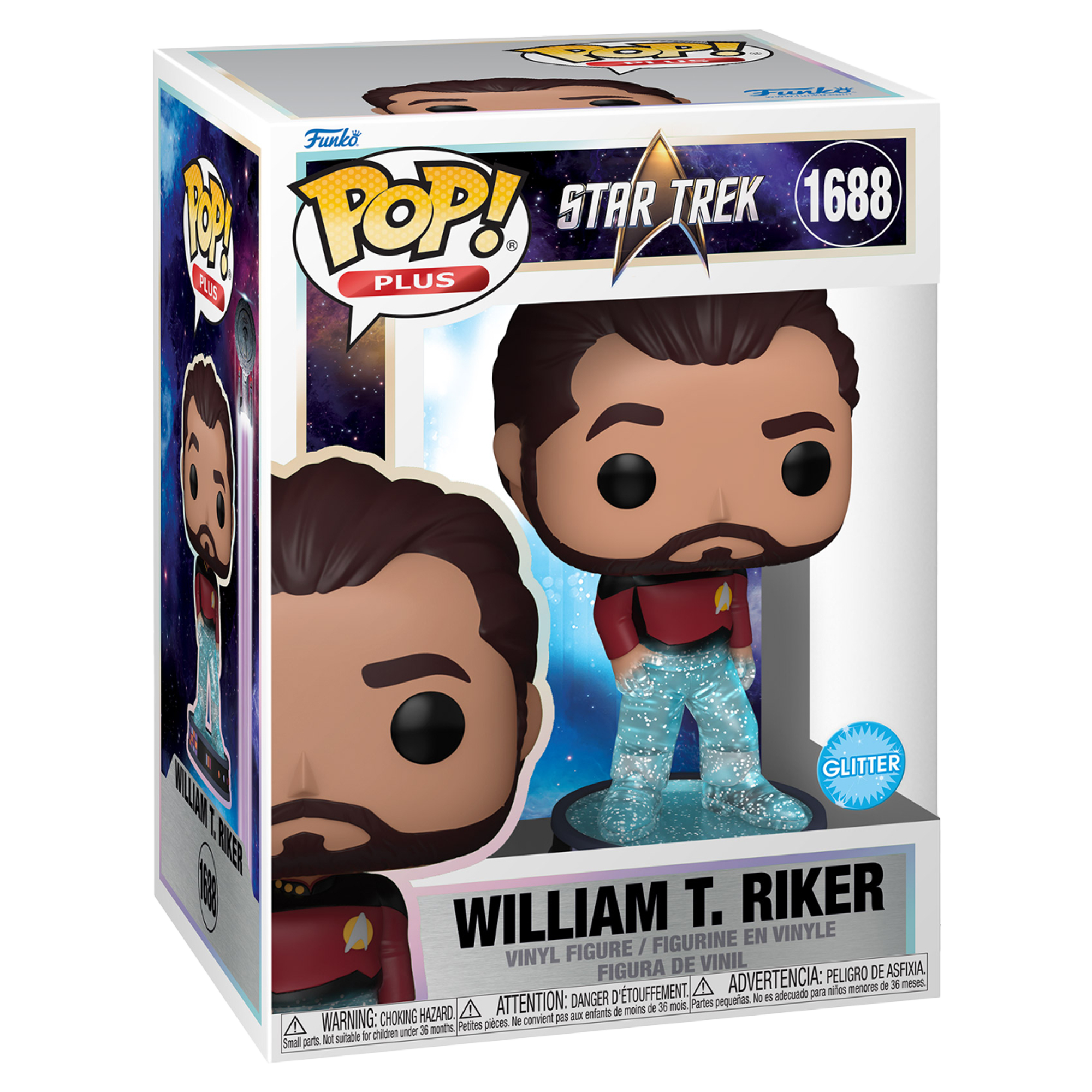 Funko Pop! Plus: Star Trek - William T. Riker (Glitter) - KOODOO