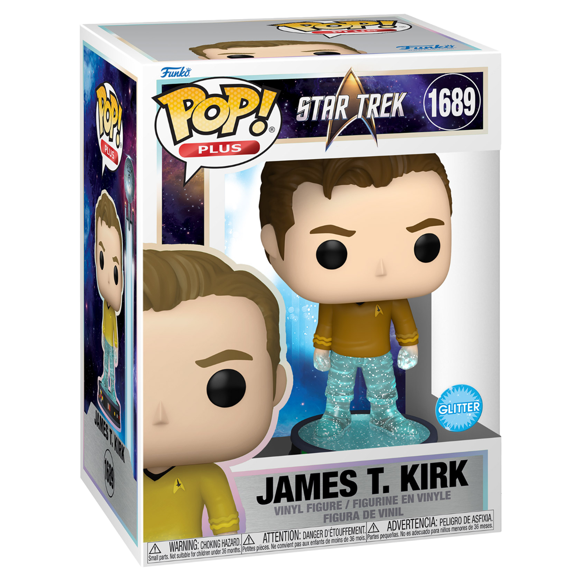 Funko Pop! Plus: Star Trek - James T. Kirk (Glitter) - KOODOO