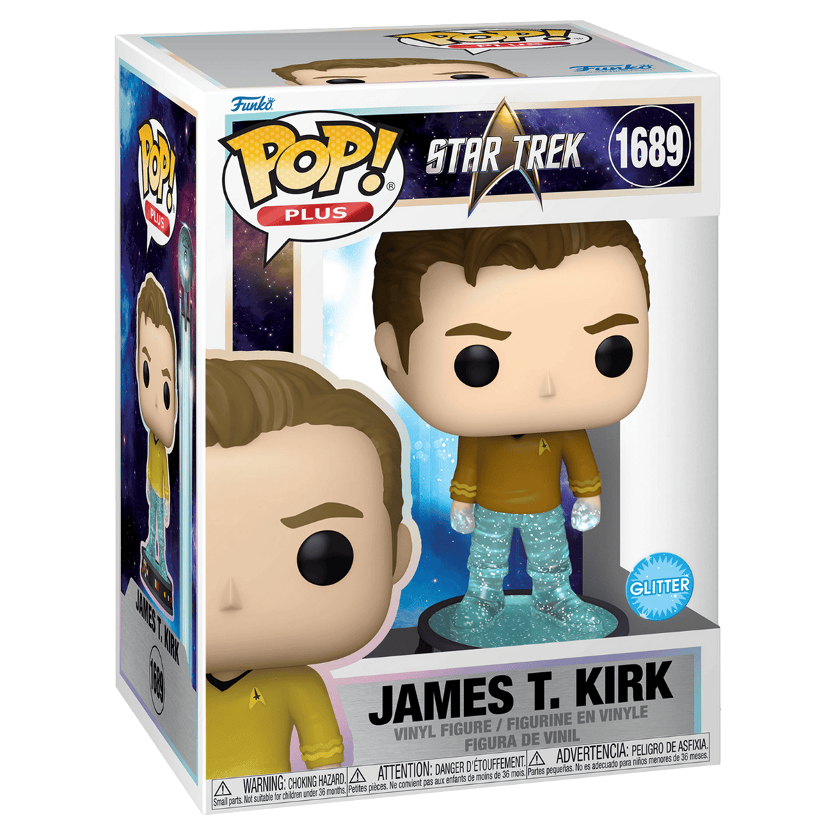 Funko Pop! Plus: Star Trek - James T. Kirk (Glitter) - KOODOO