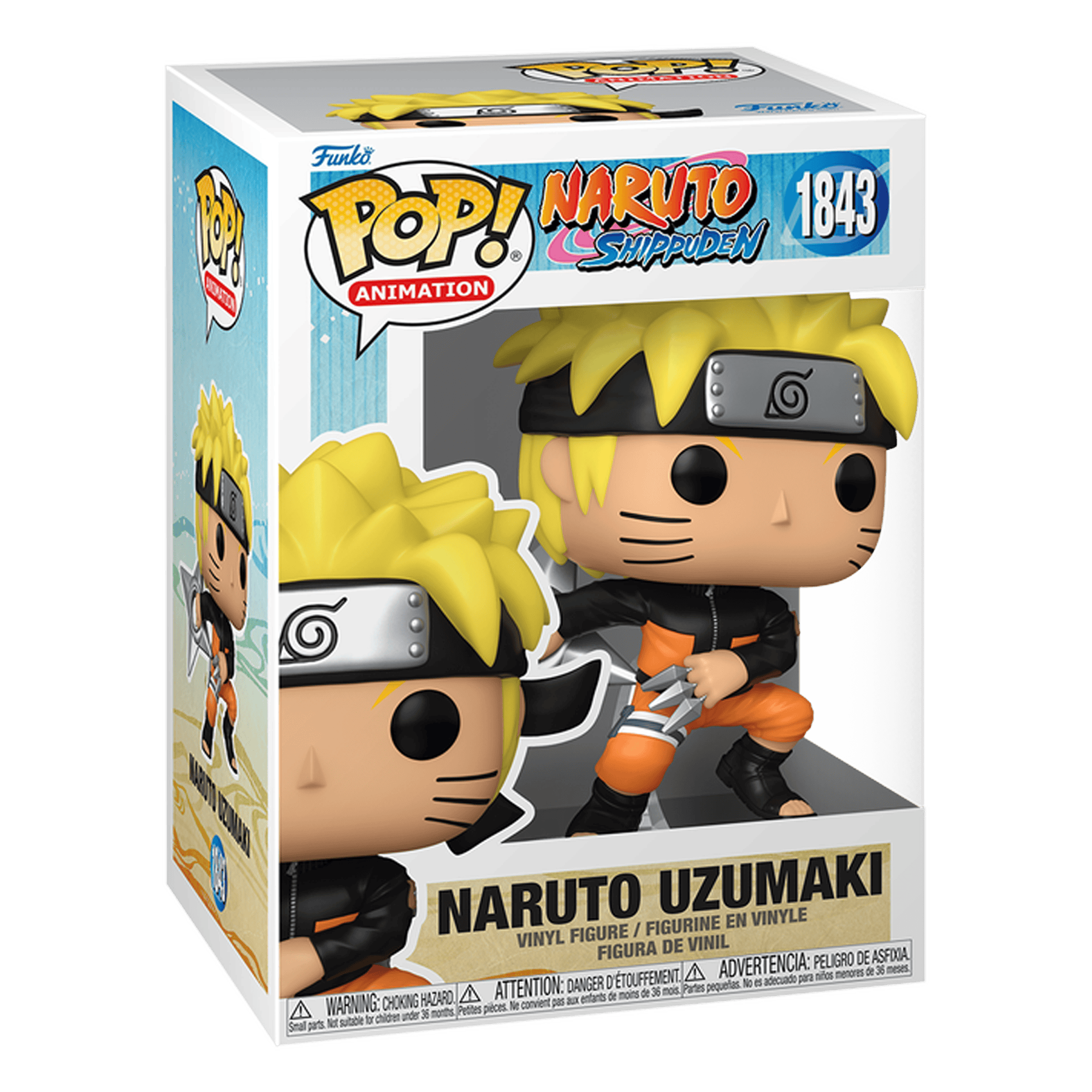 Funko Pop! Animation: Naruto Shippuden -Naruto Uzumaki with Kunai & Shuriken - KOODOO