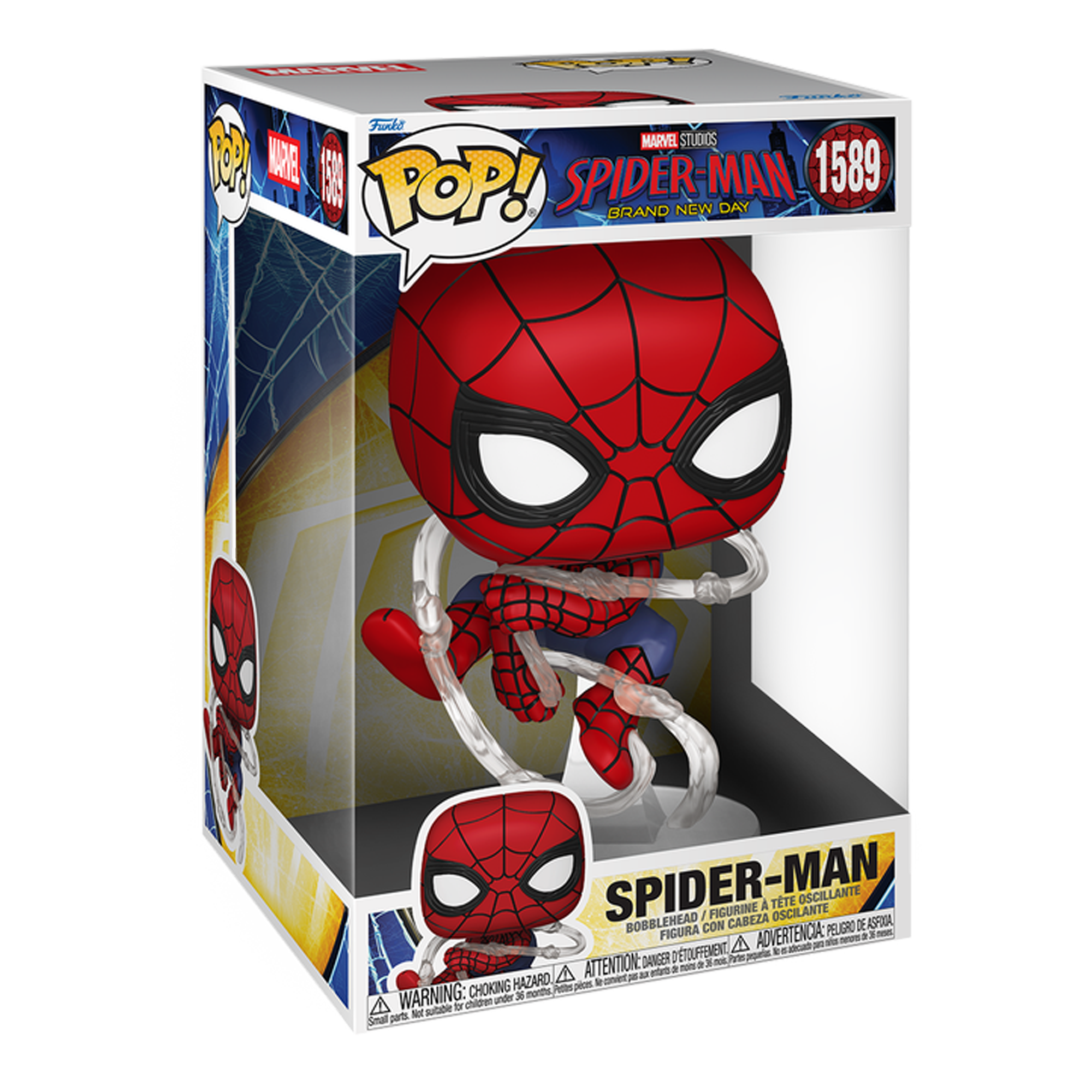 Funko Pop! Marvel Studios: Jumbo Spider-Man Brand New Day - Spider-Man - KOODOO