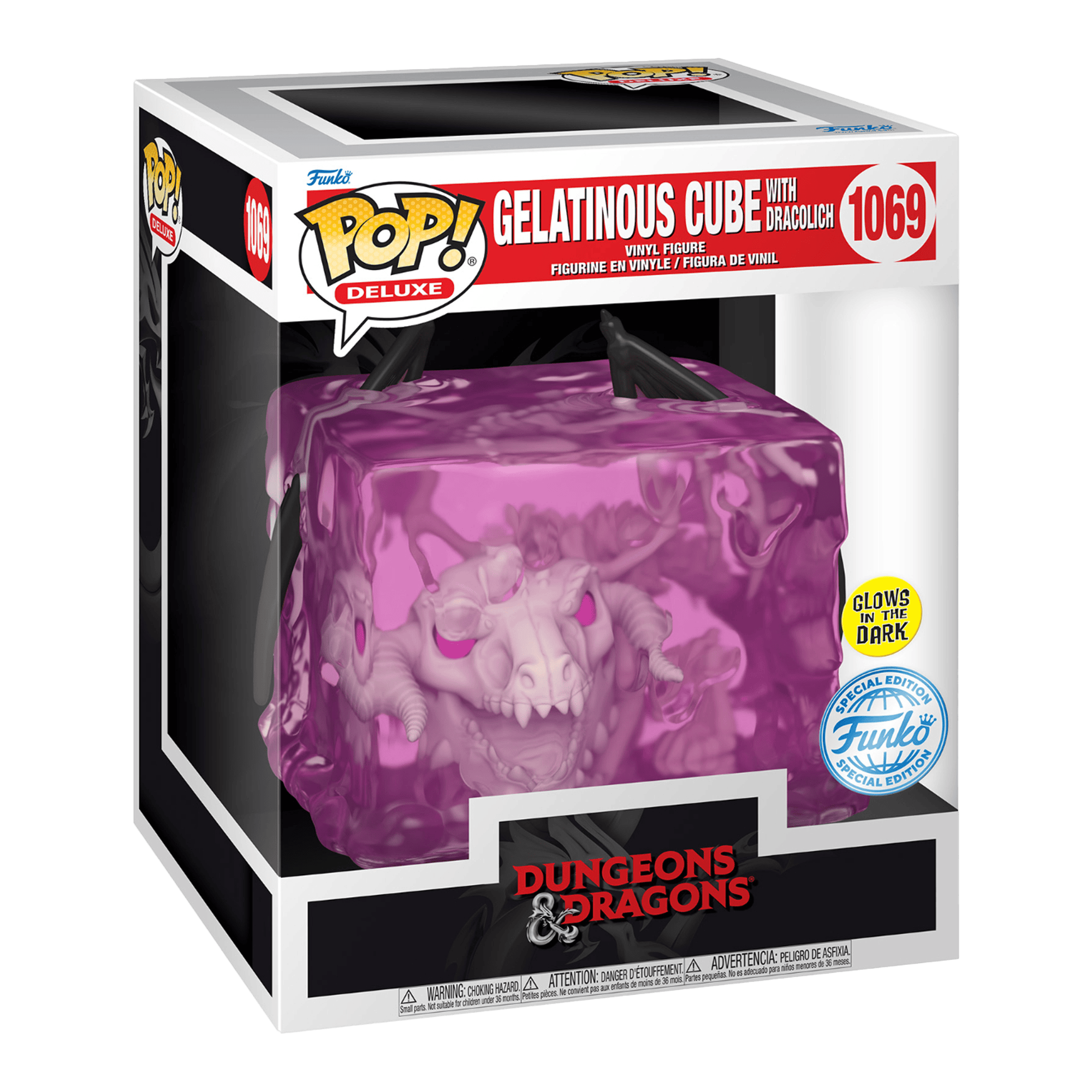 Funko Pop! Deluxe: Dungeons and Dragons - Gelatinous Cube With Dracolich (Glow in the Dark - Special Edition) - KOODOO