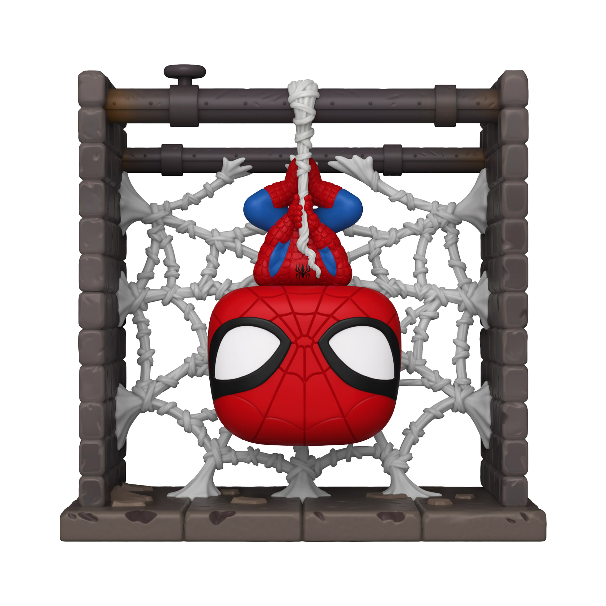Funko Pop! Deluxe: Marvel - Spider-Man (Hanging From Web) (Special Edition) - KOODOO