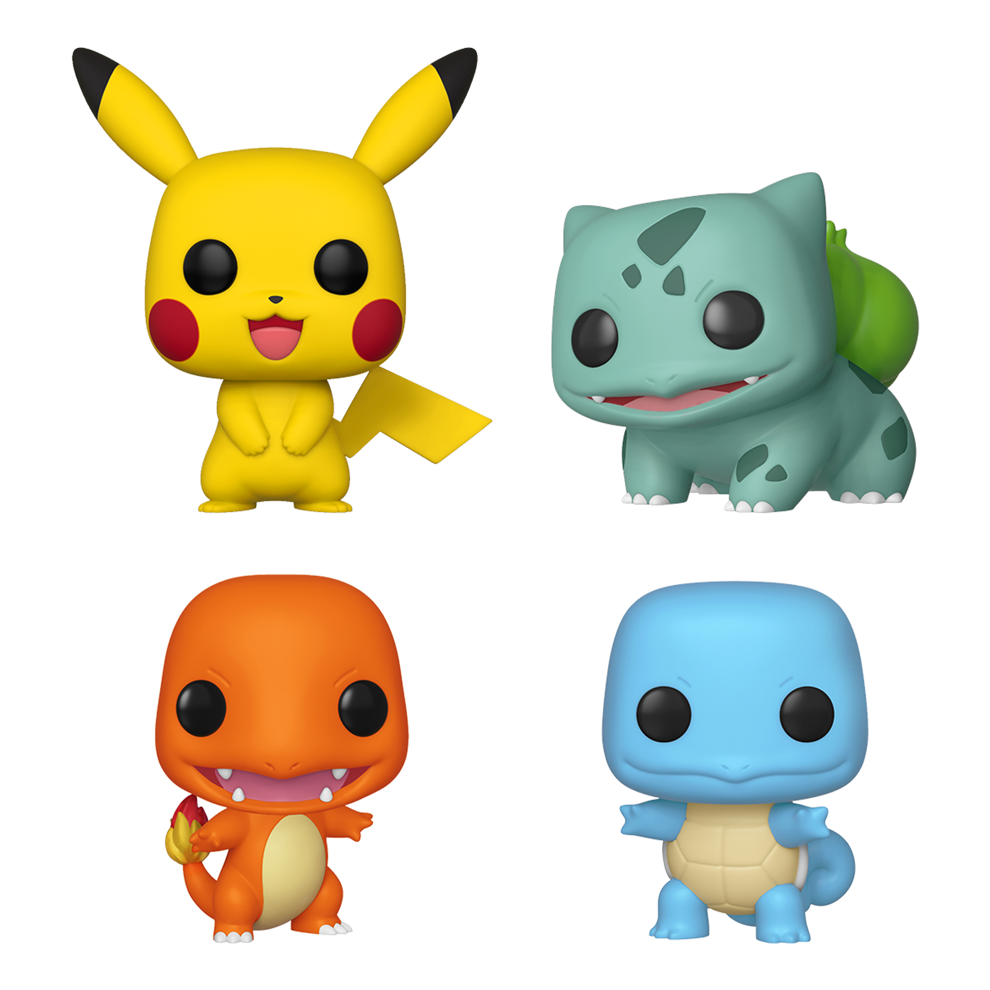 Funko Pop! Games: Pokemon - Pokemon Starters 4-Pack - KOODOO