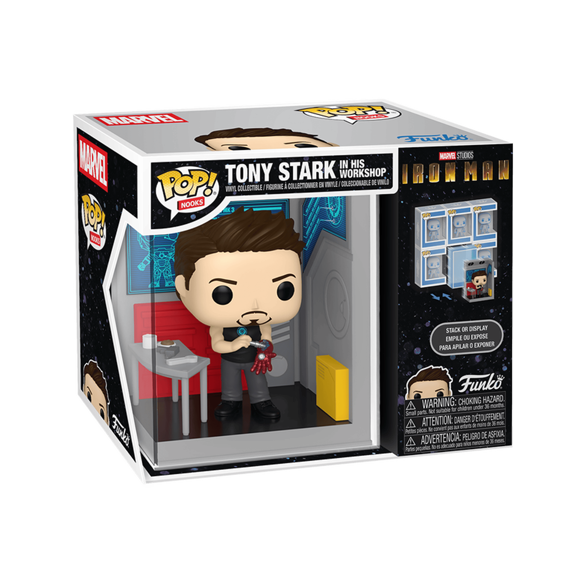 Funko Pop! Nooks: Marvel Studios - Tony Start in his Workshop - KOODOO