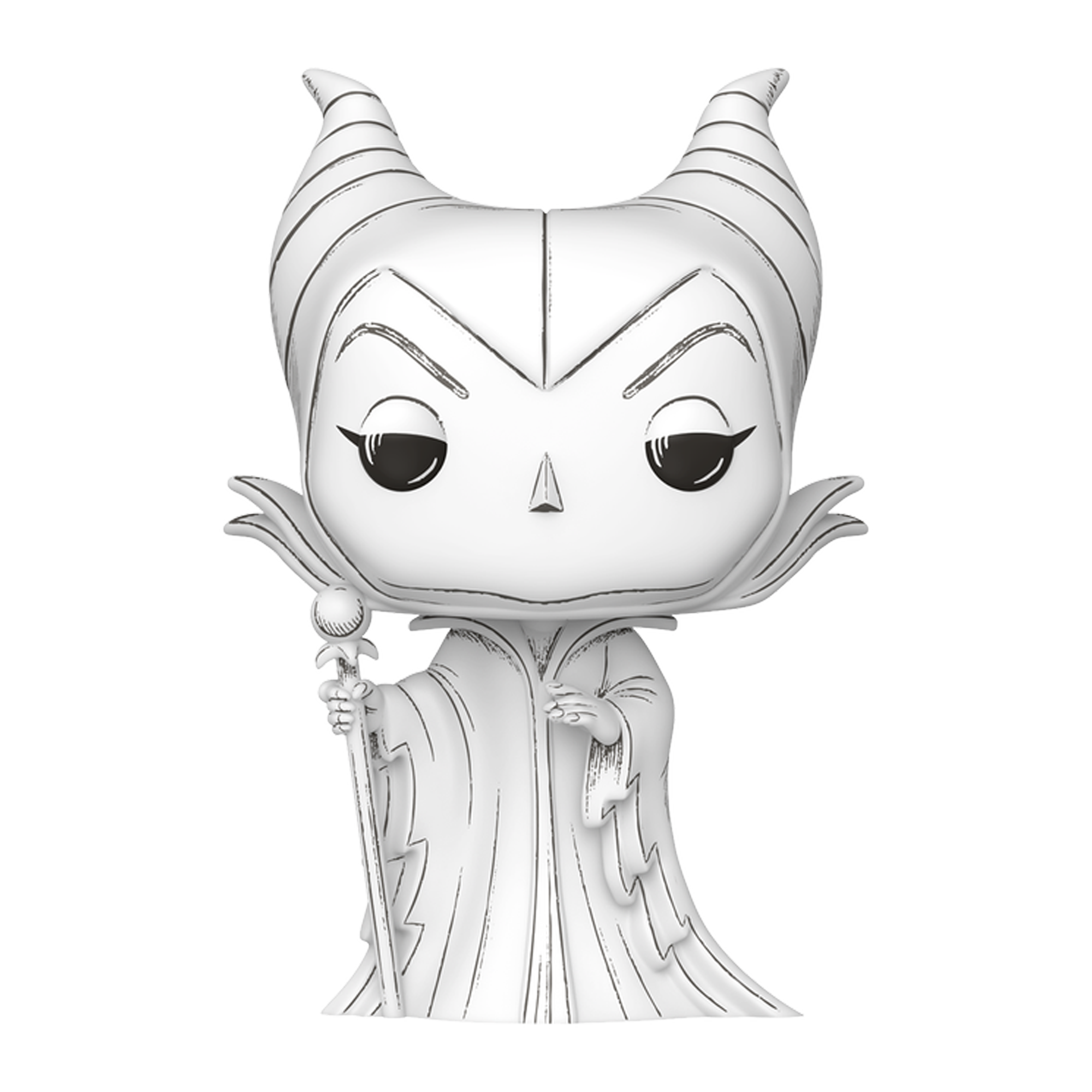 Funko Pop! Disney: Sleeping Beauty - Maleficent (Sketch) - KOODOO