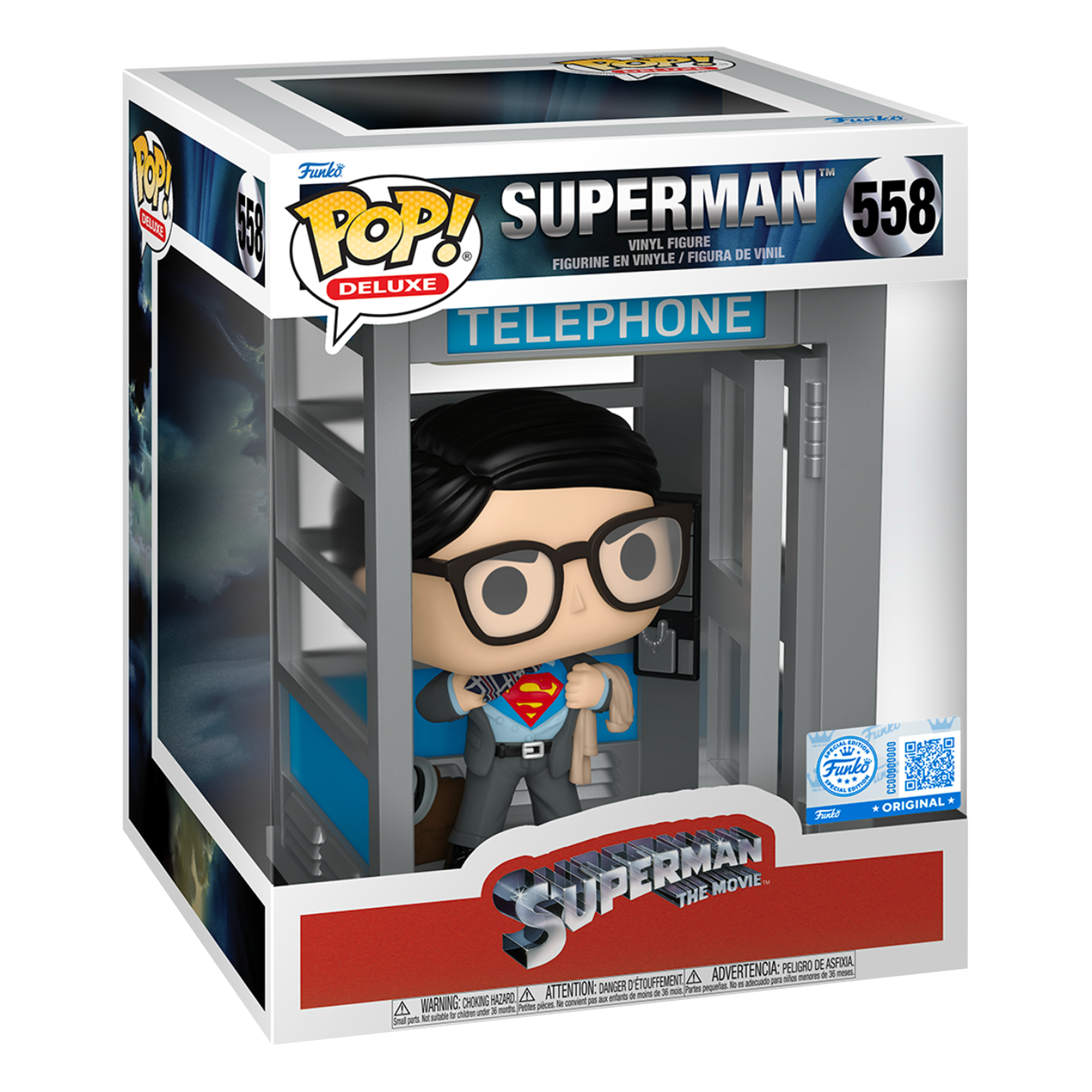 Funko Pop! Deluxe: Superman The Movie - Superman In Phone Booth (Special Edition) - KOODOO