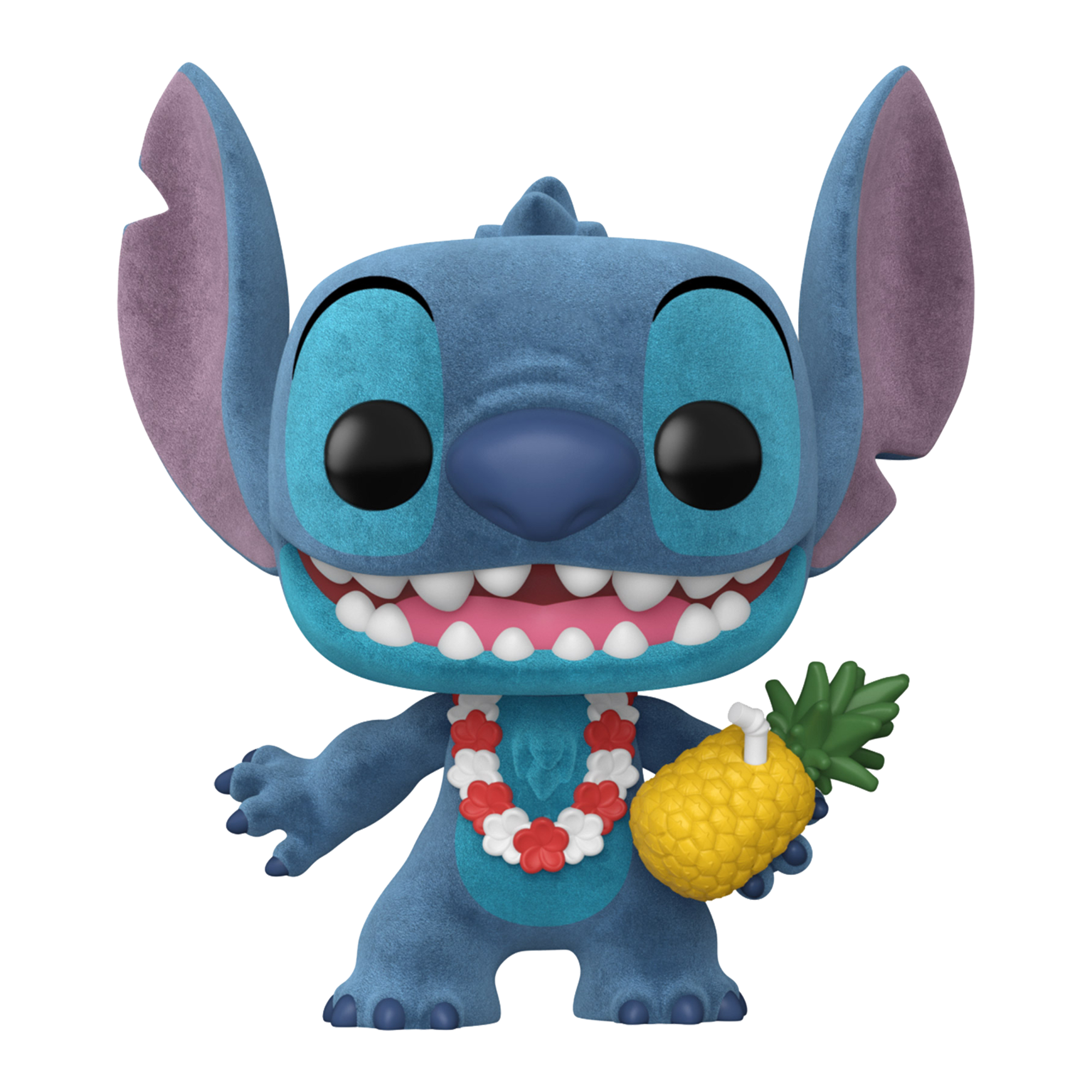 Funko Pop! Disney: Lilo & Stitch - Luau Stitch (Flocked - Special Edition) - KOODOO