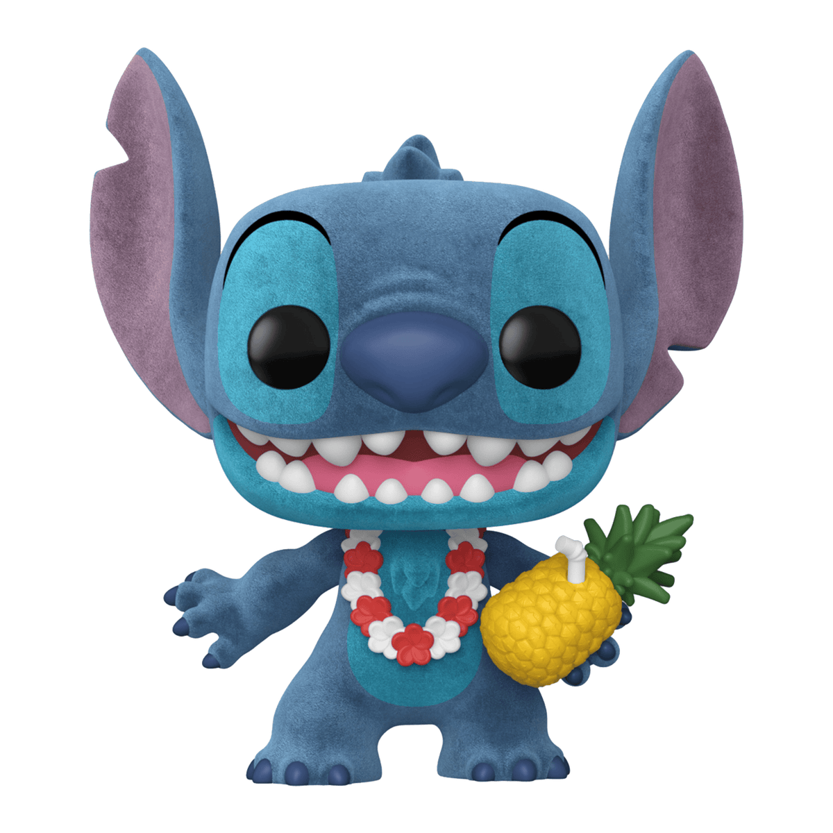 Funko Pop! Disney: Lilo & Stitch - Luau Stitch (Flocked - Special Edition) - KOODOO