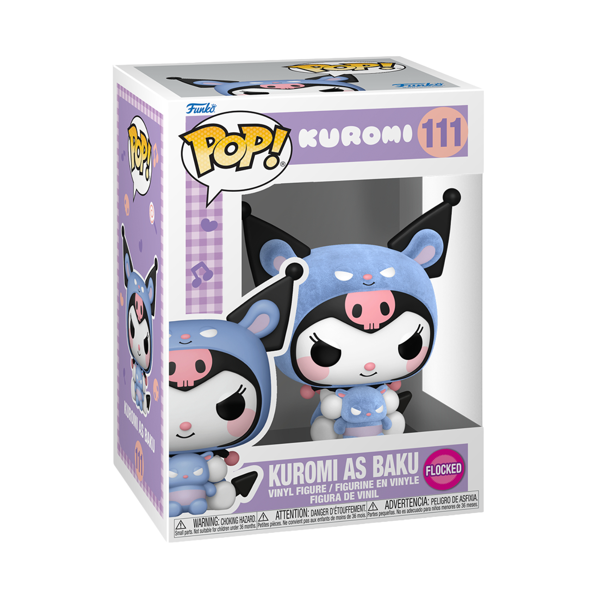 Funko Pop! Kuromi: Kuromi As Baku (Flocked) - KOODOO