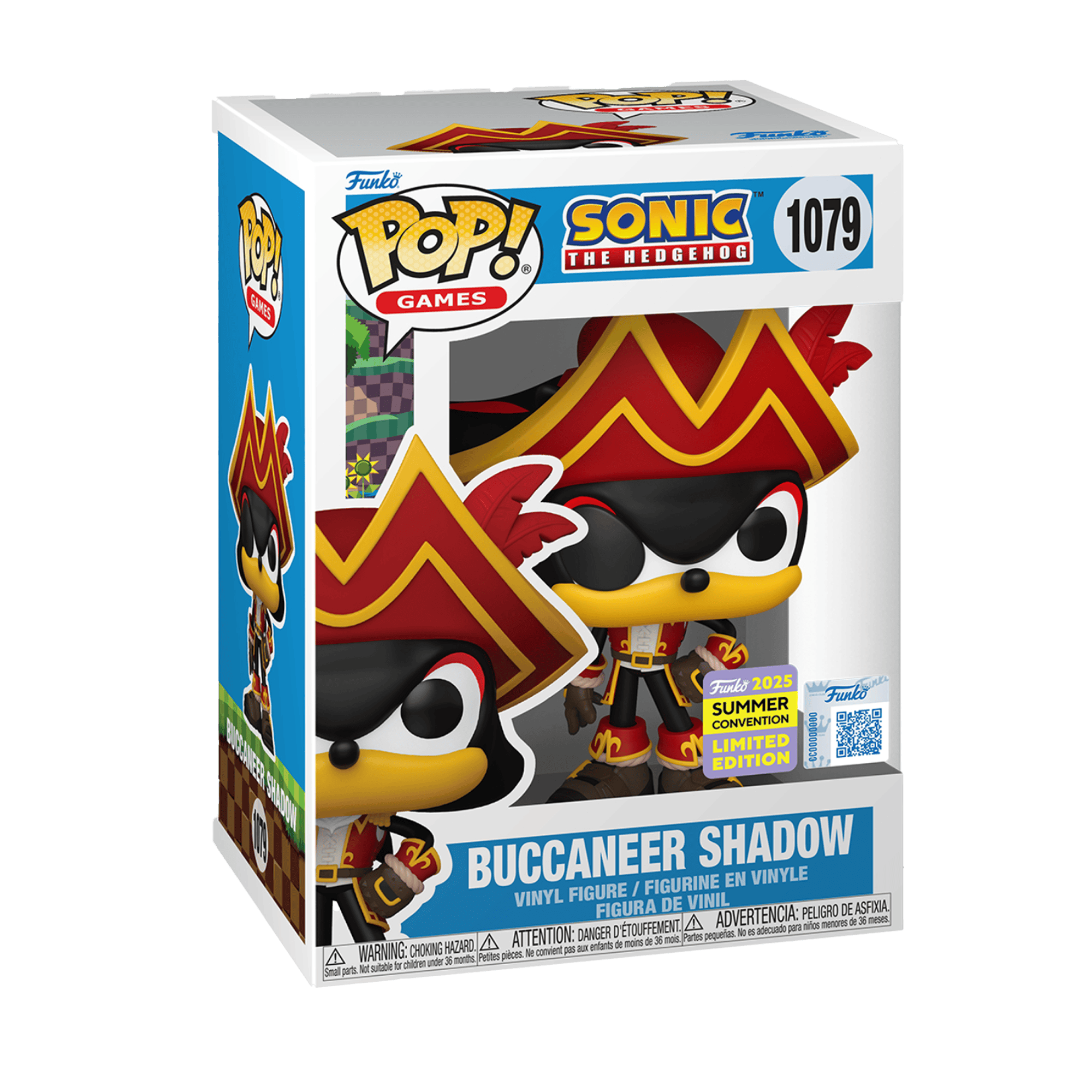 Funko Pop! Games: Sonic the Hedgehog - Buccaneer Shadow (Limited Edition) - KOODOO