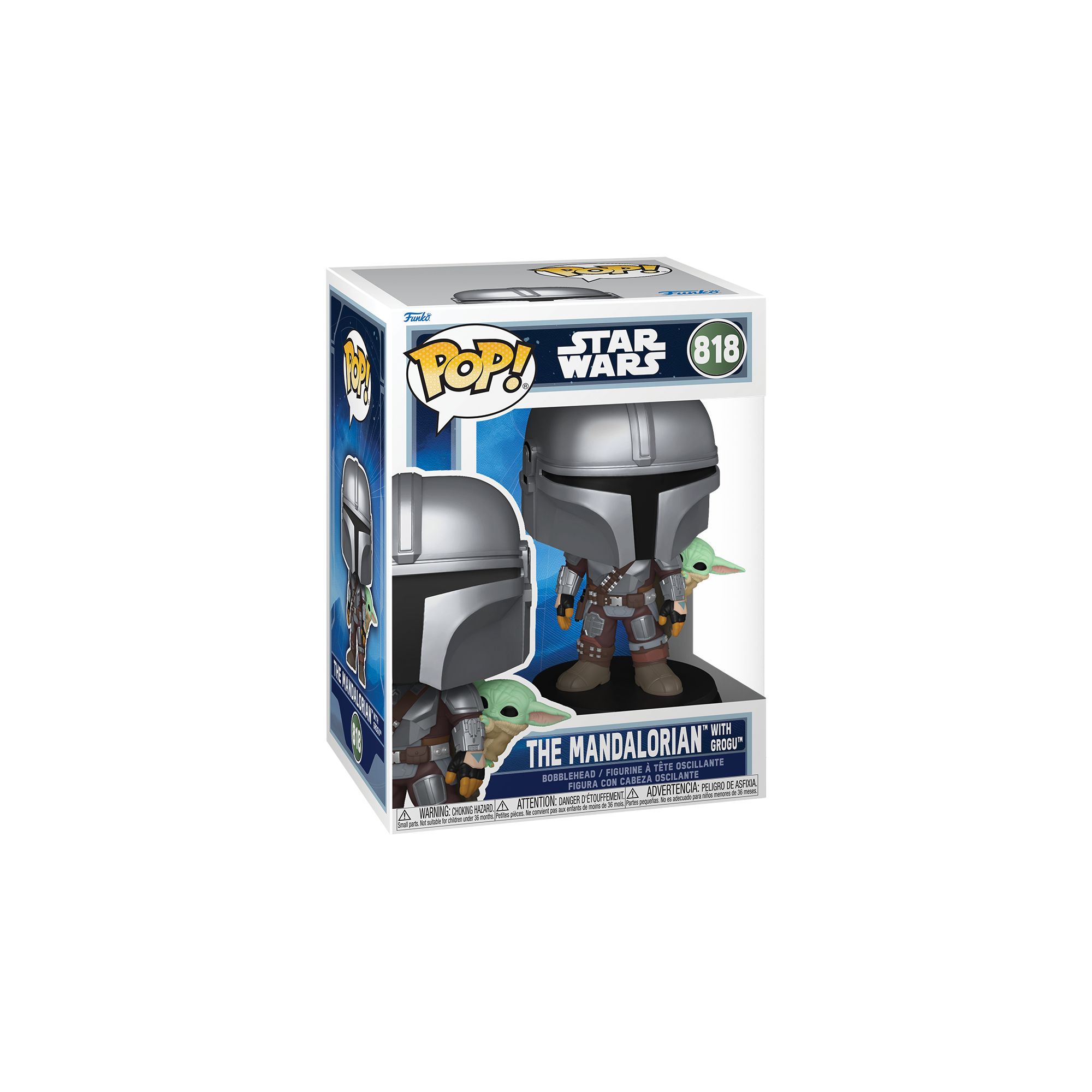 Funko Pop! Star Wars: The Mandalorian with Grogu - KOODOO