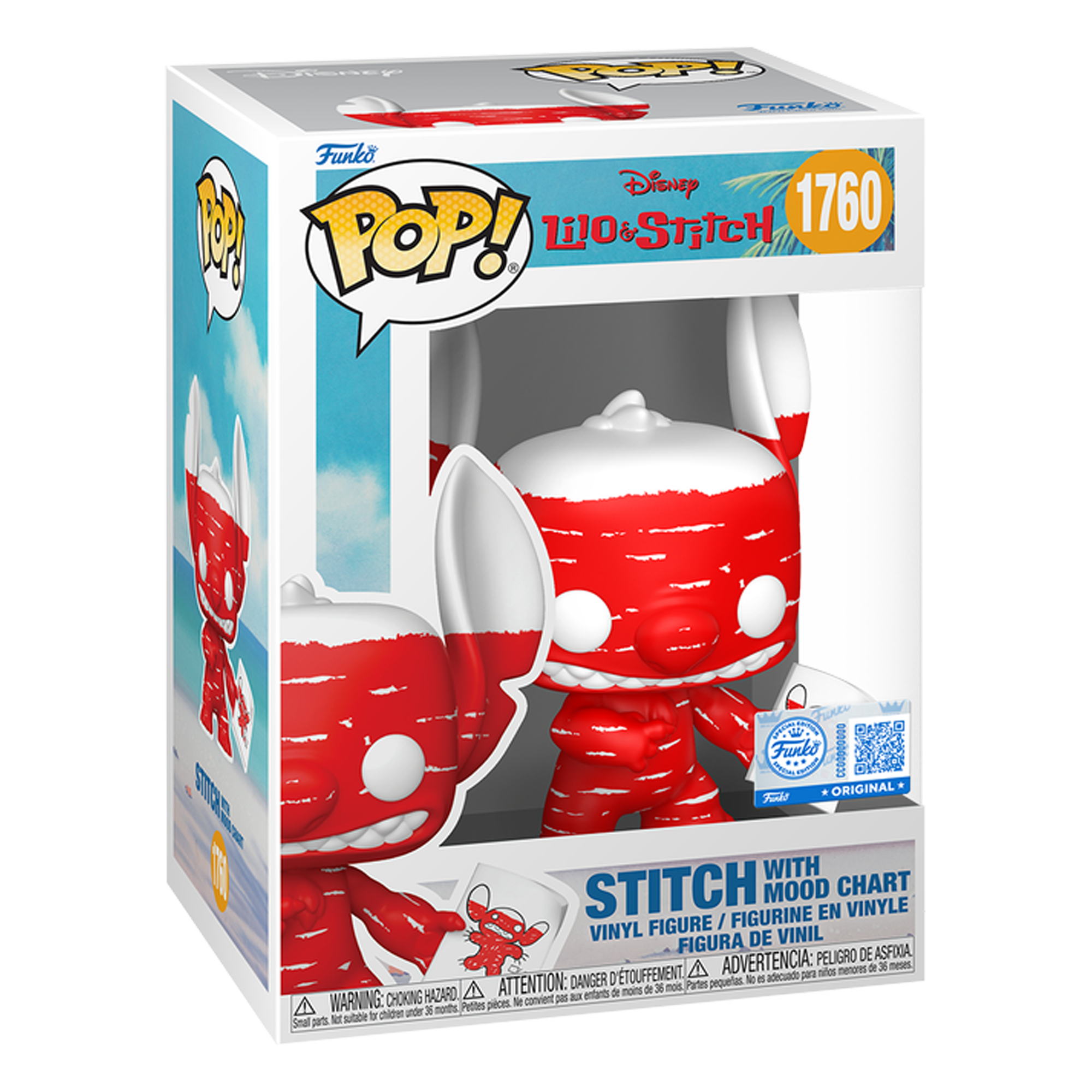 Funko Pop! Disney: Lilo & Stitch - Stitch with Mood Chart (Deco) Badness Level (Special Edition) - KOODOO