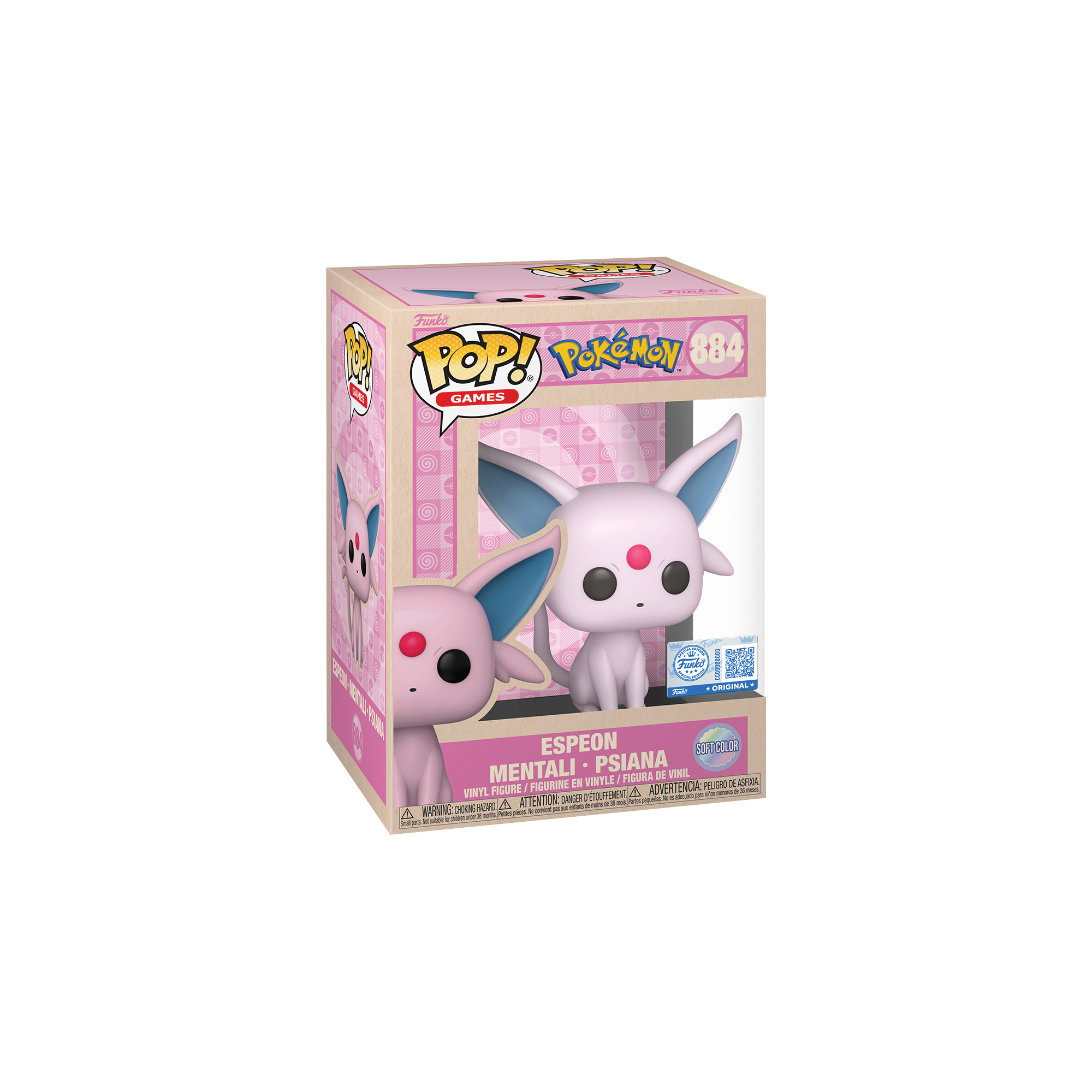 Funko Pop! Games: Pokemon - Espeon (Soft Color) (Special Edition) - KOODOO