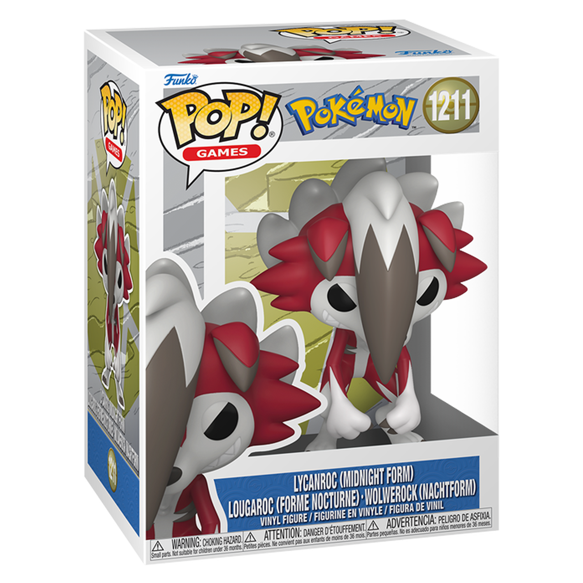 Funko Pop! Games: Pokemon - Lycanroc (Midnight Form) - KOODOO