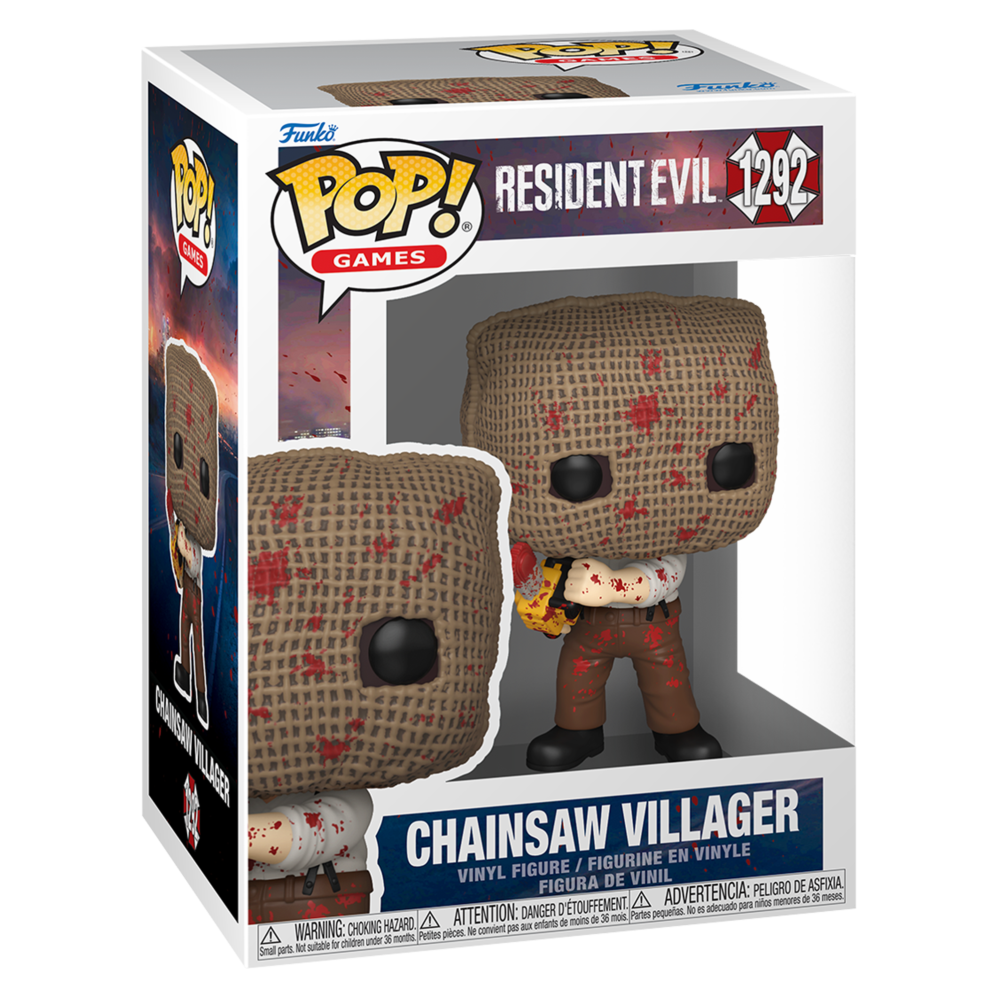Funko Pop! Games: Resident Evil - Chainsaw Villager (Bloody) - KOODOO