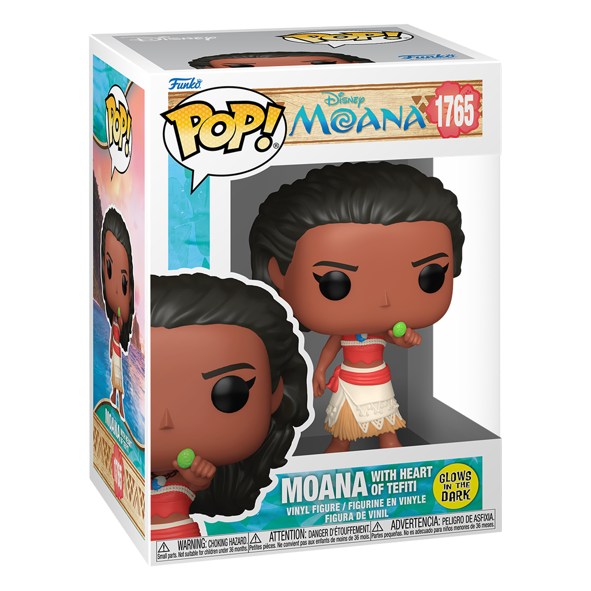 Funko Pop! Disney: Moana - Moana with Heart of Te Fiti (Glow in the Dark) - KOODOO