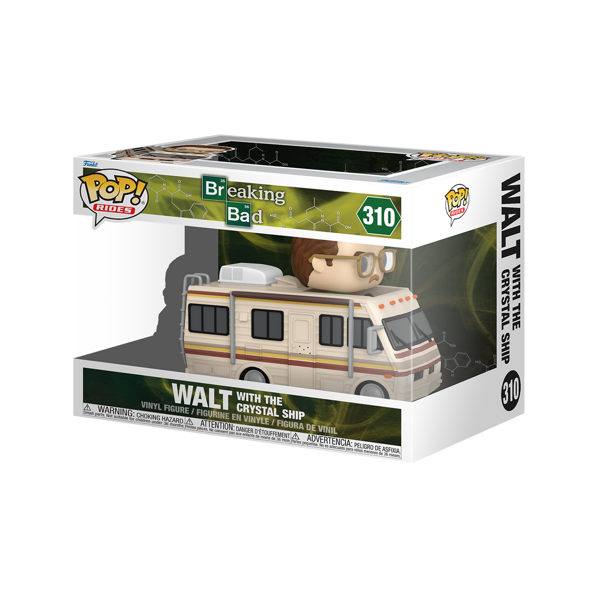 Funko Pop! Rides Deluxe: Breaking Bad - Walt with the Crystal Ship - KOODOO