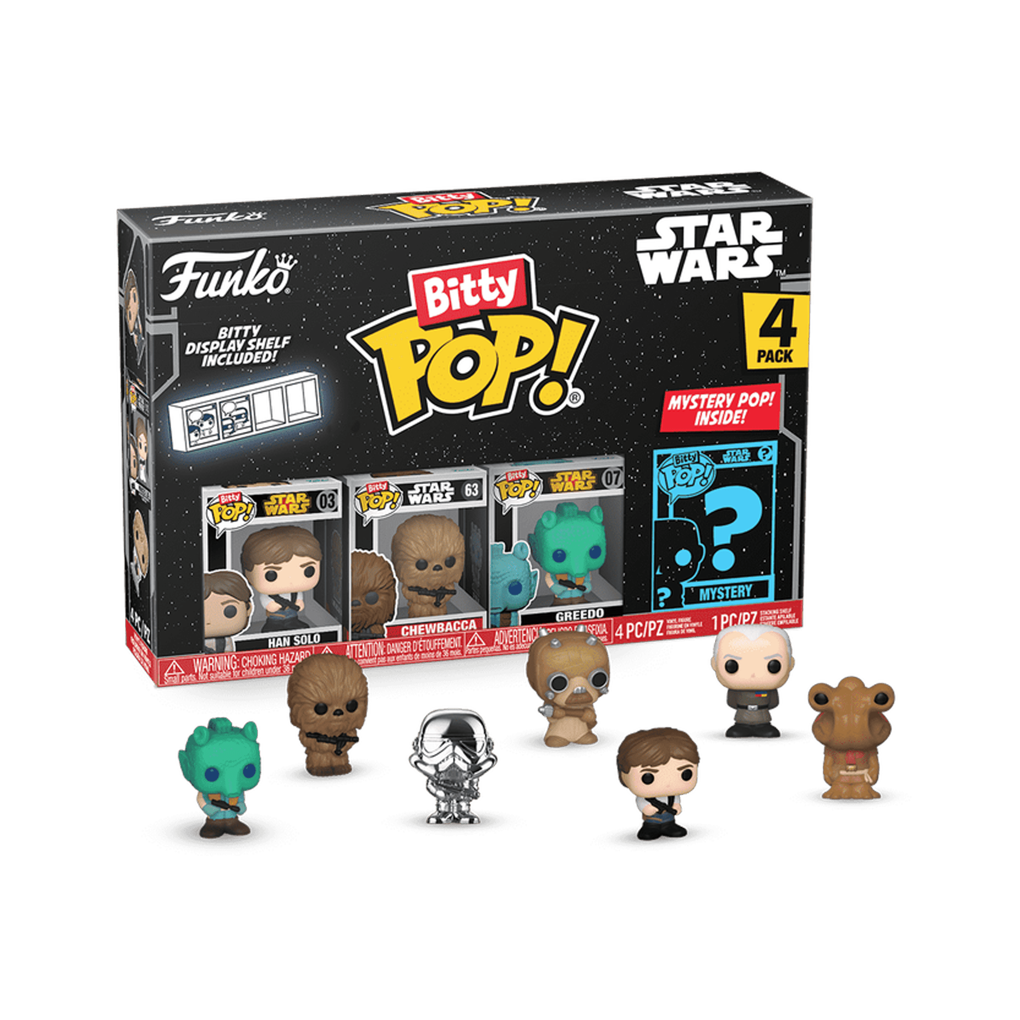 Funko Bitty Pop! Star Wars: 4 Pack - Series 3 - KOODOO