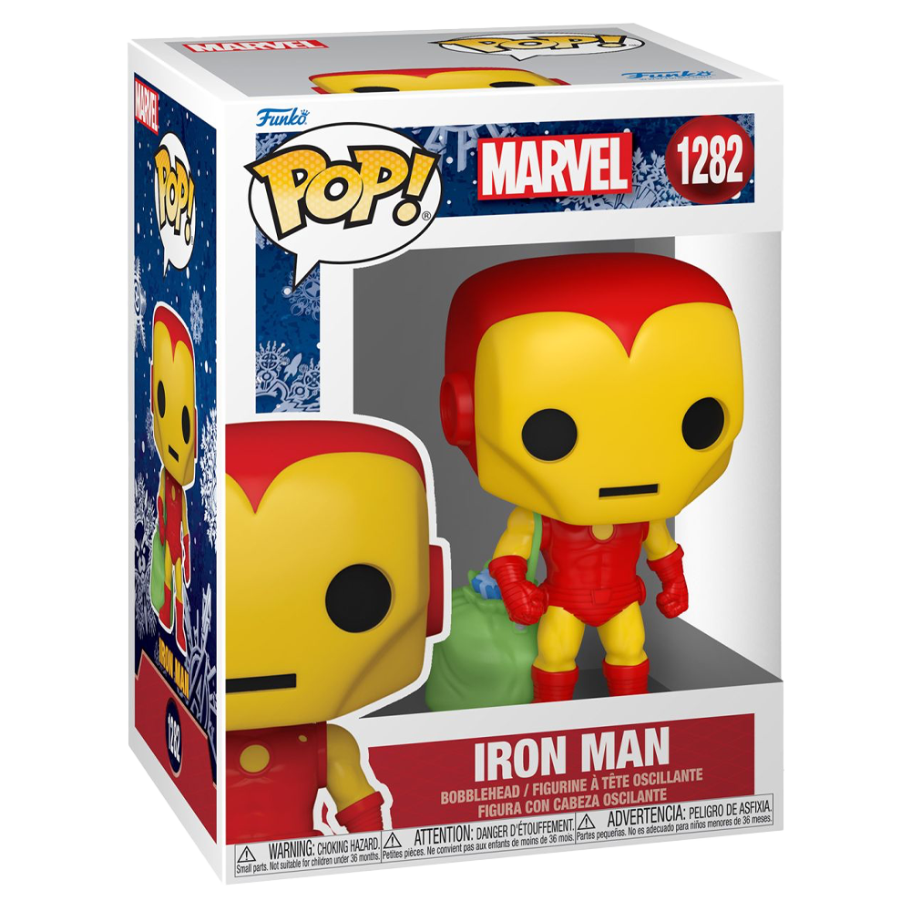 Funko Pop! Marvel: Holiday - Iron Man with Bag - KOODOO