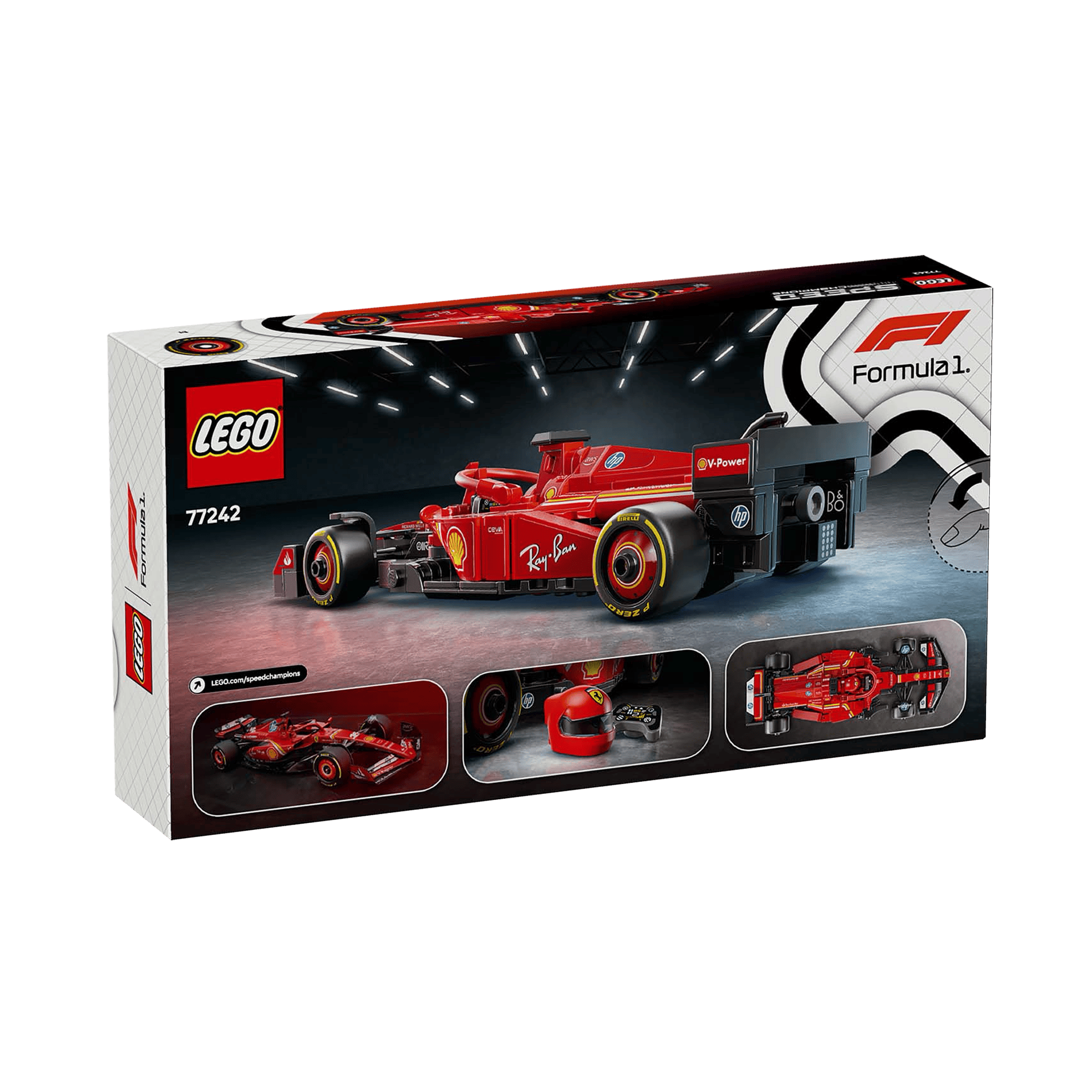 LEGO: Speed Champions Ferrari SF-24 F1 Race Car (77242) - KOODOO
