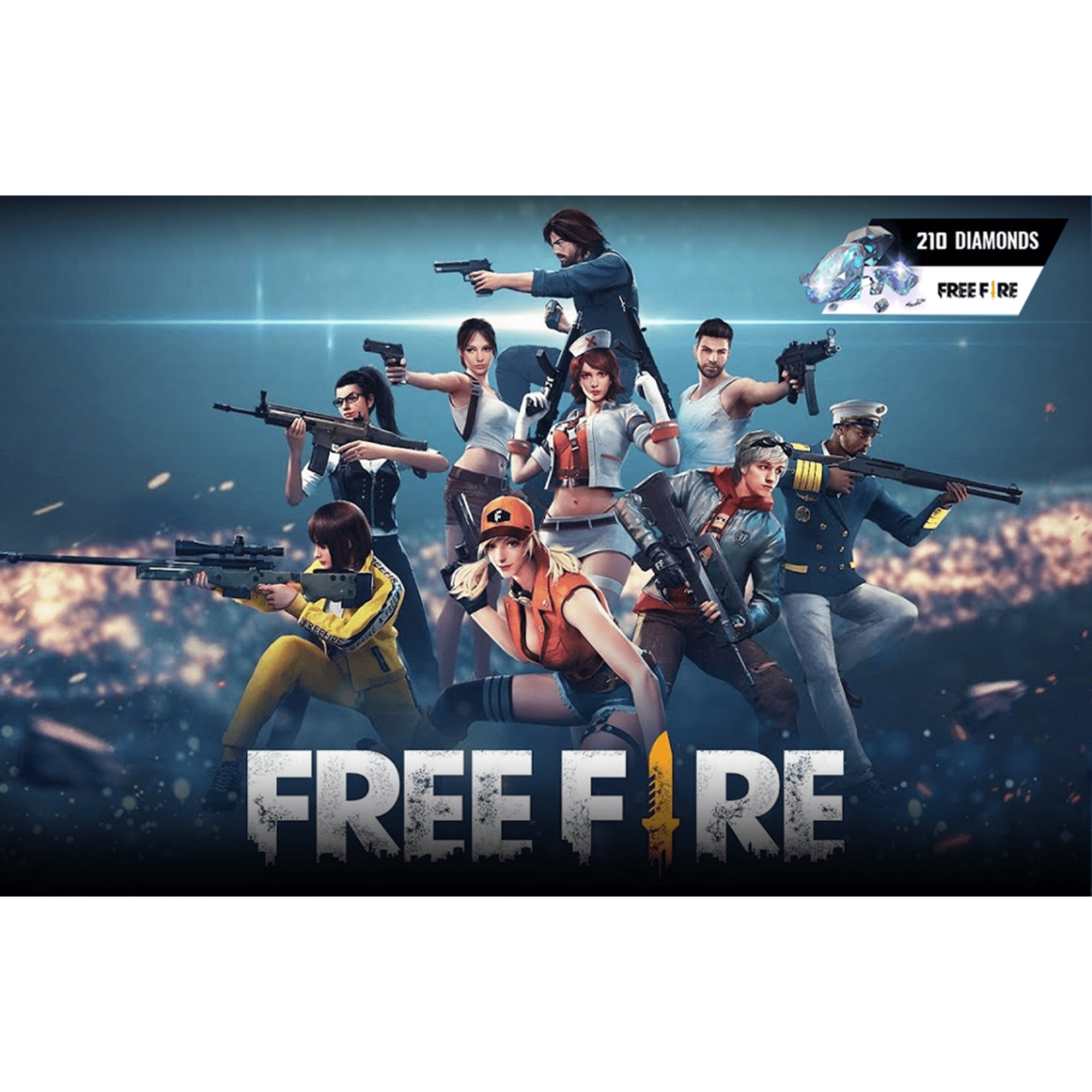 Free Fire Diamonds 210 - 2200 - Digital code will be emailed | KOODOO