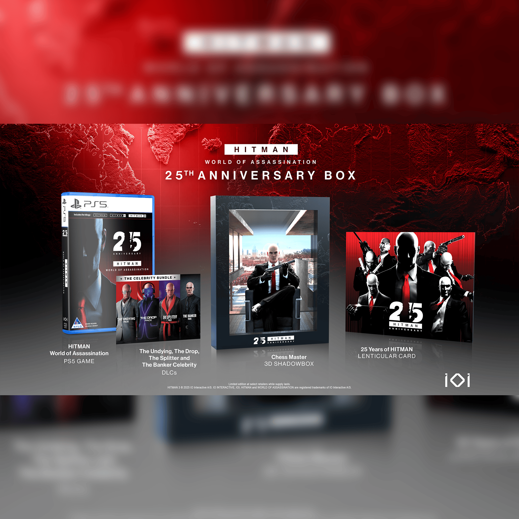 HITMAN World of Assassination 25th Anniversary Box (PS5) - KOODOO