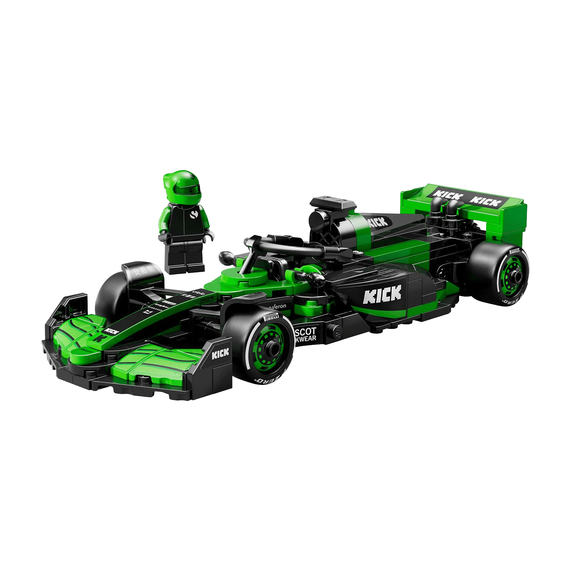 LEGO: Speed Champions KICK Sauber F1 Team C44 Race Car (77247) - KOODOO