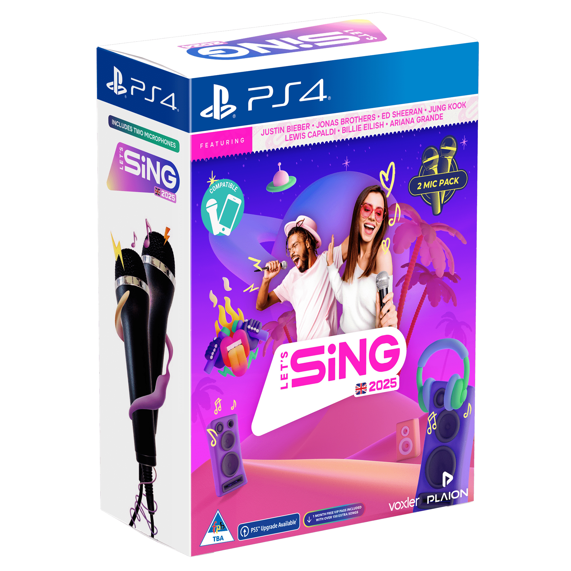 Let's Sing 2025 + 2 MIC'S (PS4) - KOODOO