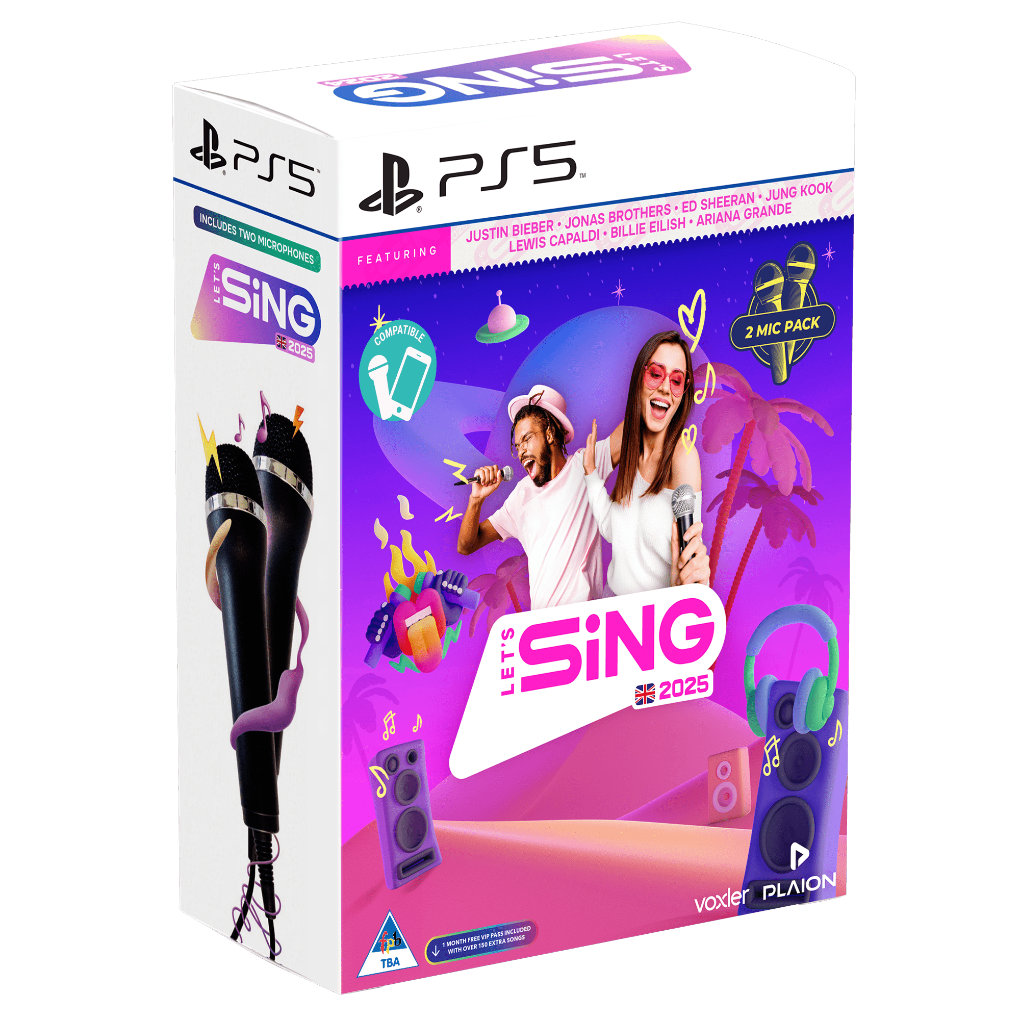 Let's Sing 2025 + 2 MIC'S (PS5) - KOODOO