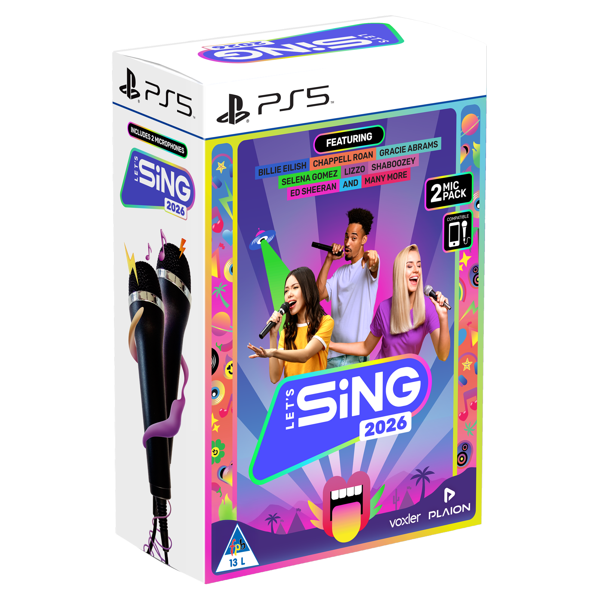 Let's Sing 2026 (PS5) + 2 Mics - KOODOO