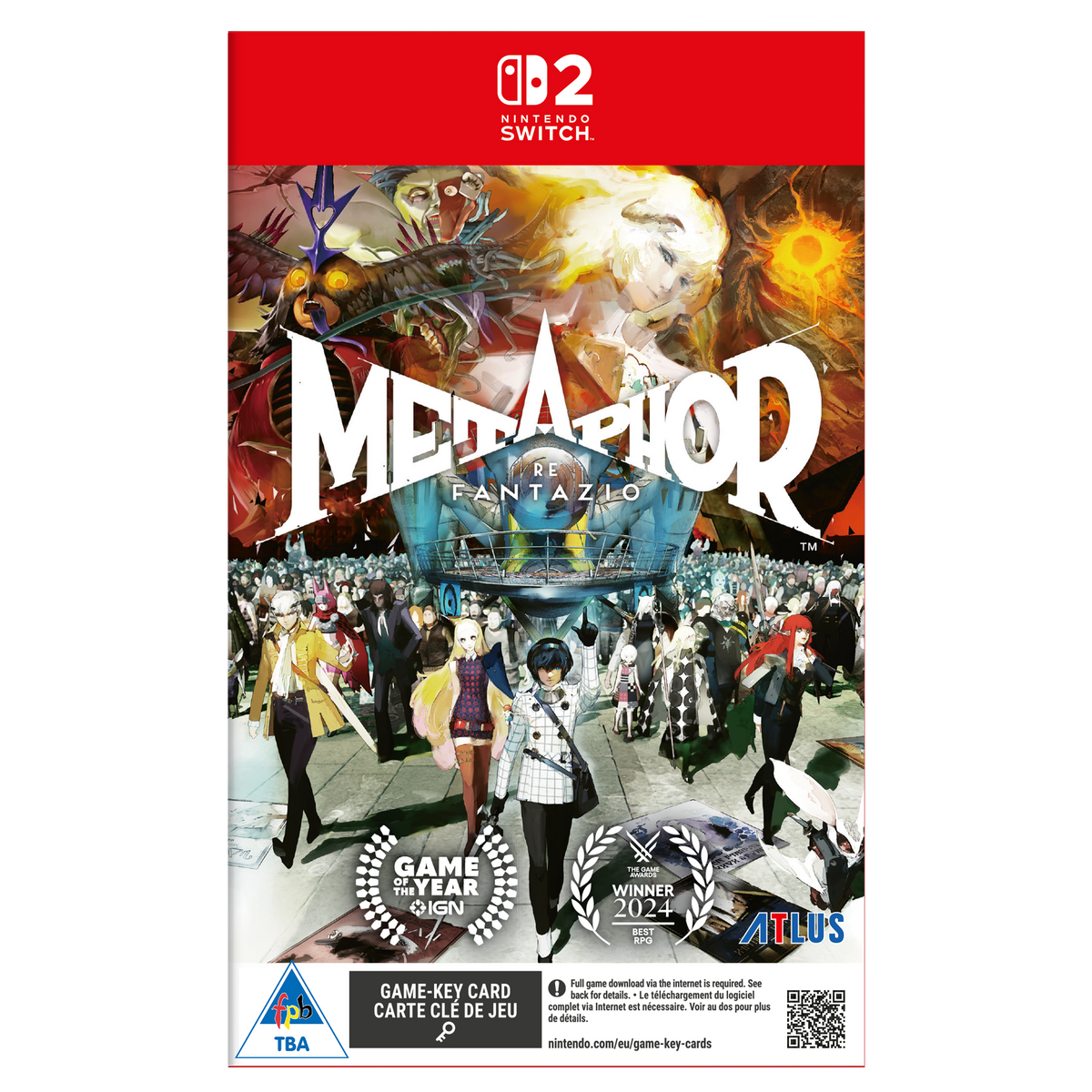 Metaphor: Refantazio Steelbook (NS2) - Game Key Card - KOODOO