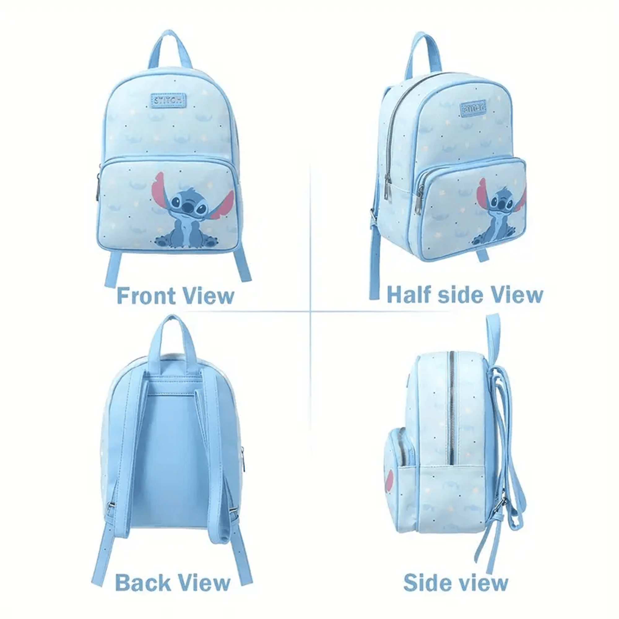 Stitch Backpack With Adjustable Straps - KOODOO