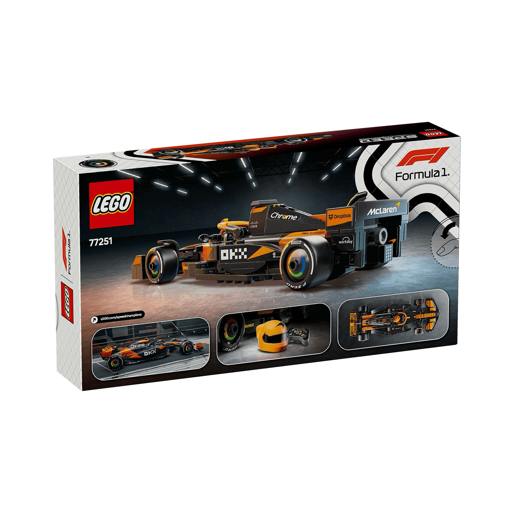 LEGO: Speed Champions McLaren F1® Team MCL38 Race Car (77251) - KOODOO