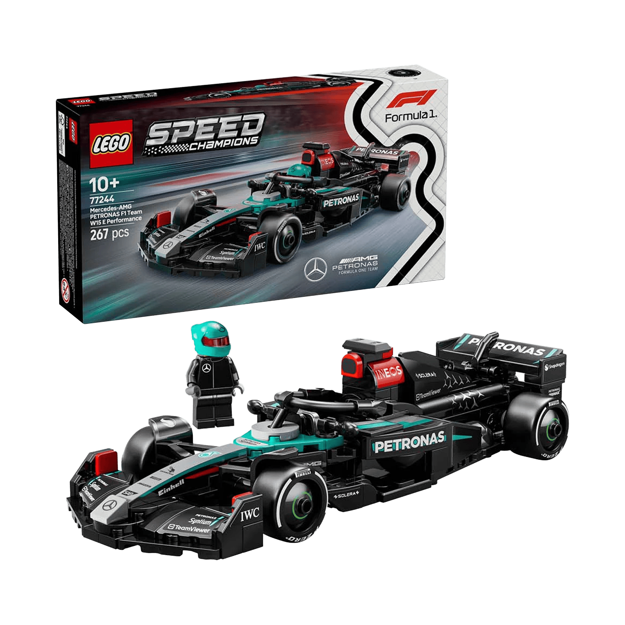 LEGO: Speed Champions Mercedes-AMG F1 W15 Race Car (77244) - KOODOO