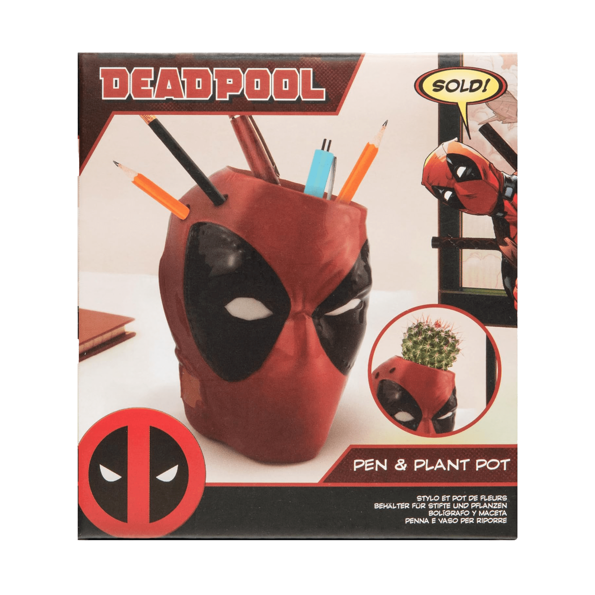 Deadpool Pen and Plant Pot | KOODOO