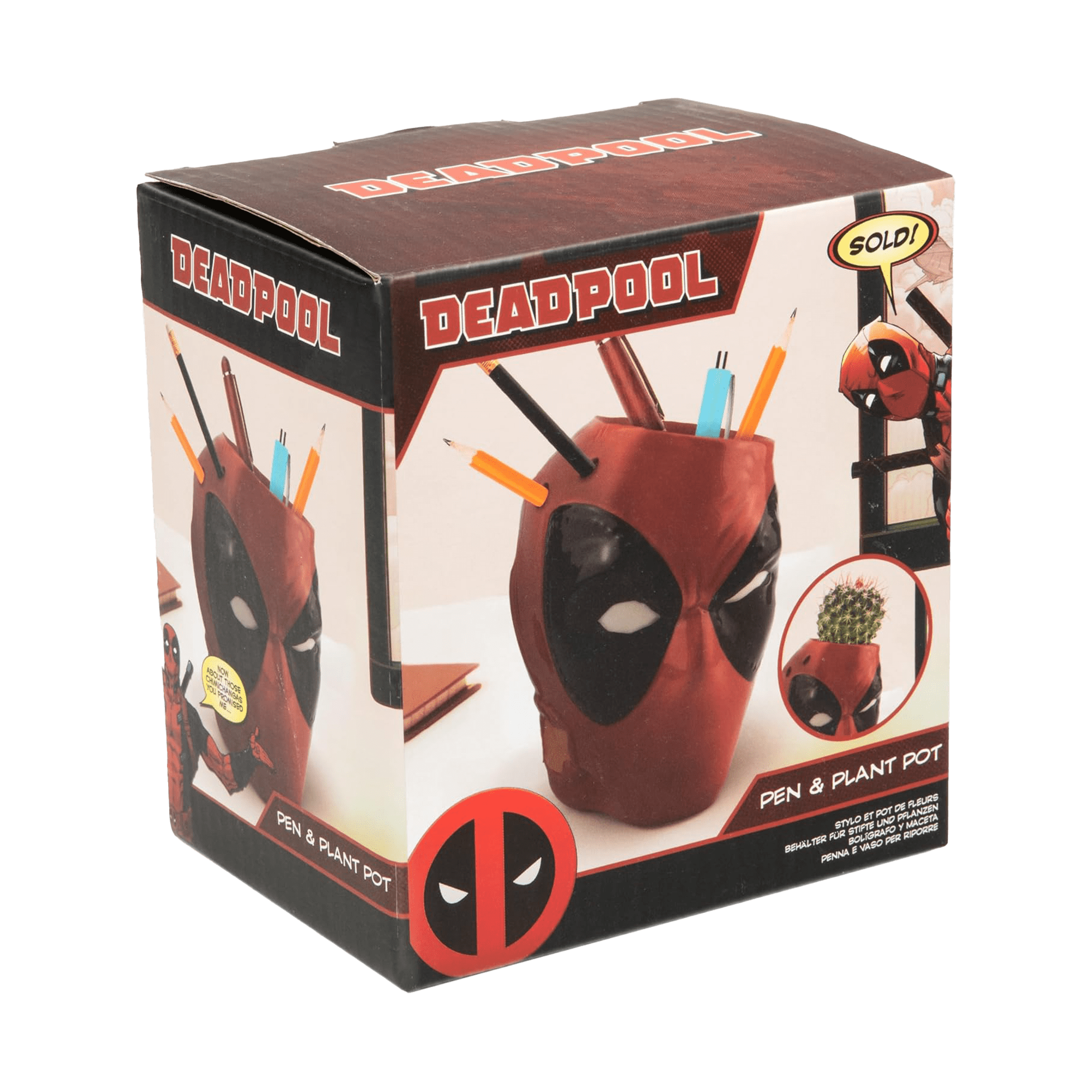 Deadpool Pen and Plant Pot | KOODOO