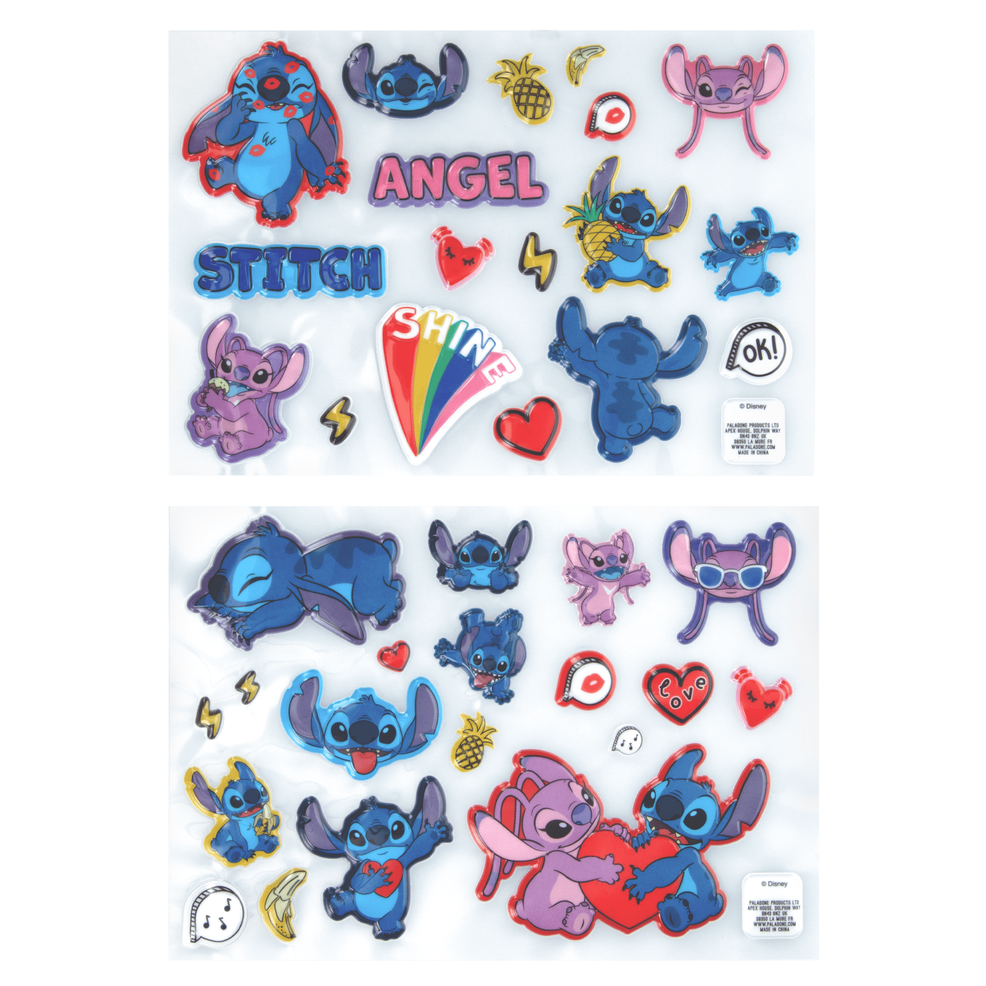 Stitch Puffy Gadget Decals - KOODOO