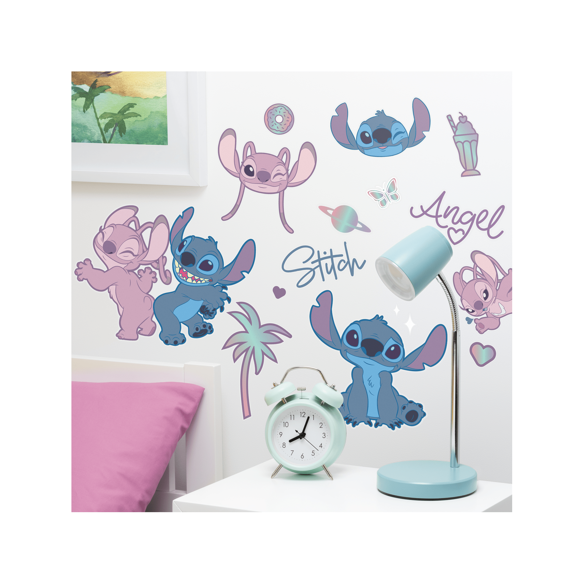 Stitch and Angel Wall Stickers - KOODOO