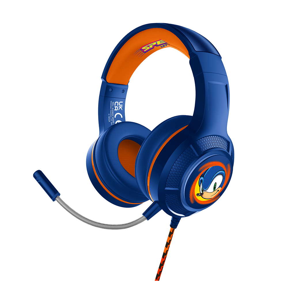 PRO G4 SEGA Modern Sonic the Hedgehog Over-Ear Wired Gaming Headphones - KOODOO