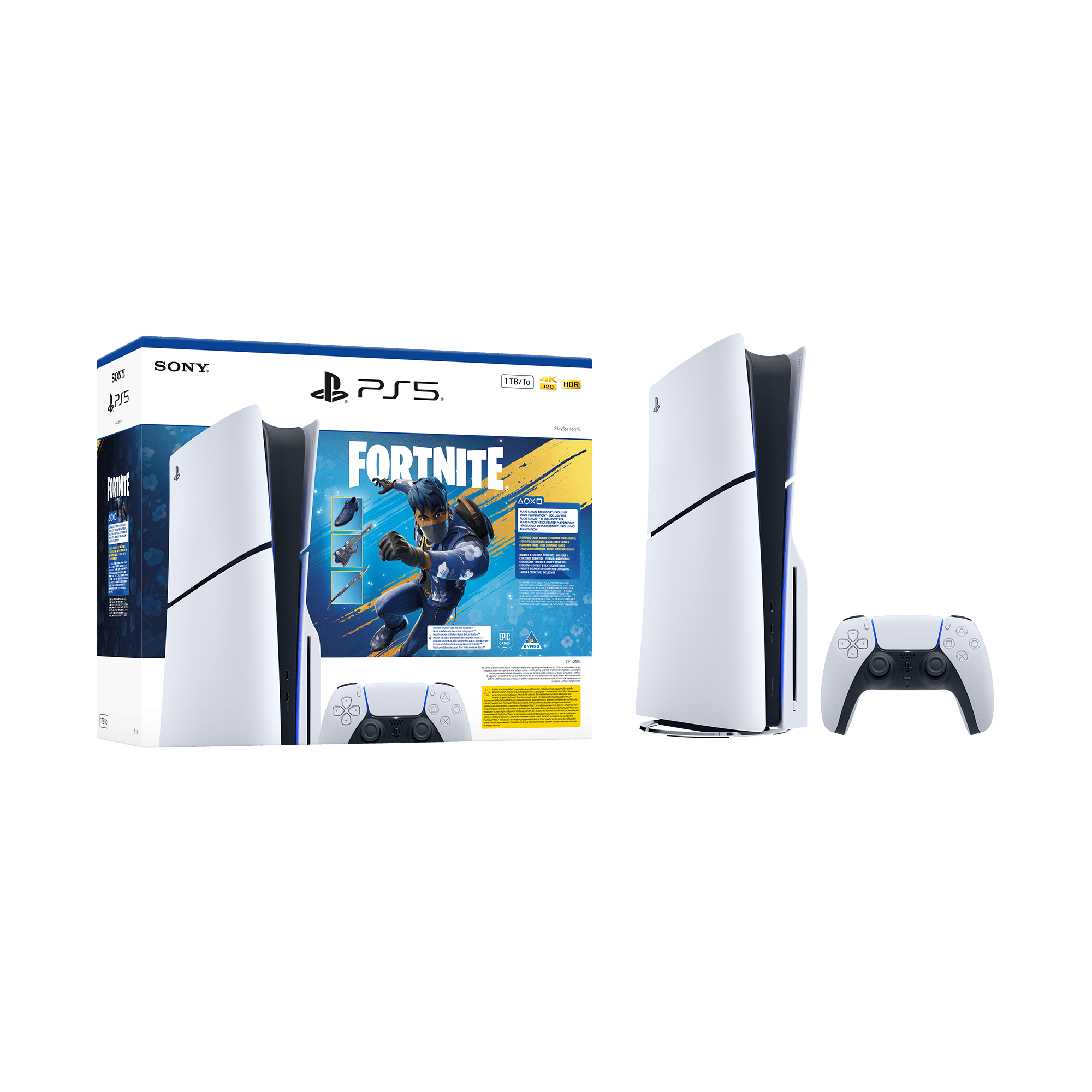 PS5 Slim + Fortnite V-Bucks (Voucher) - KOODOO